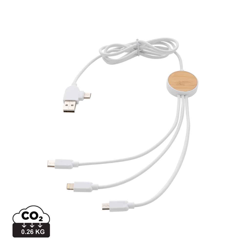 Cable de carga 6 en 1 Ontario de 1,2 metros
