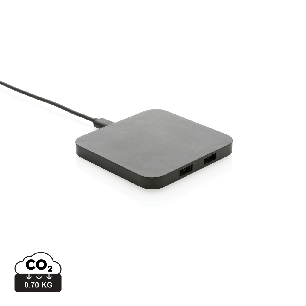 Cargador Inalámbrico 10W plástico reciclado RCS