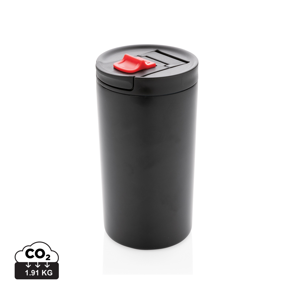 Taza antigoteo 300ml de doble pared con cierre de seguridad