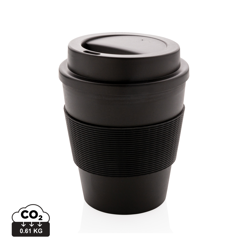 Taza de café reutilizable con tapa de rosca 350ml