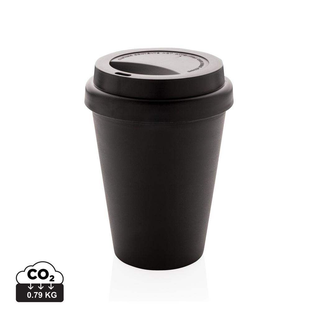 Taza de café reutilizable de doble pared 300ml