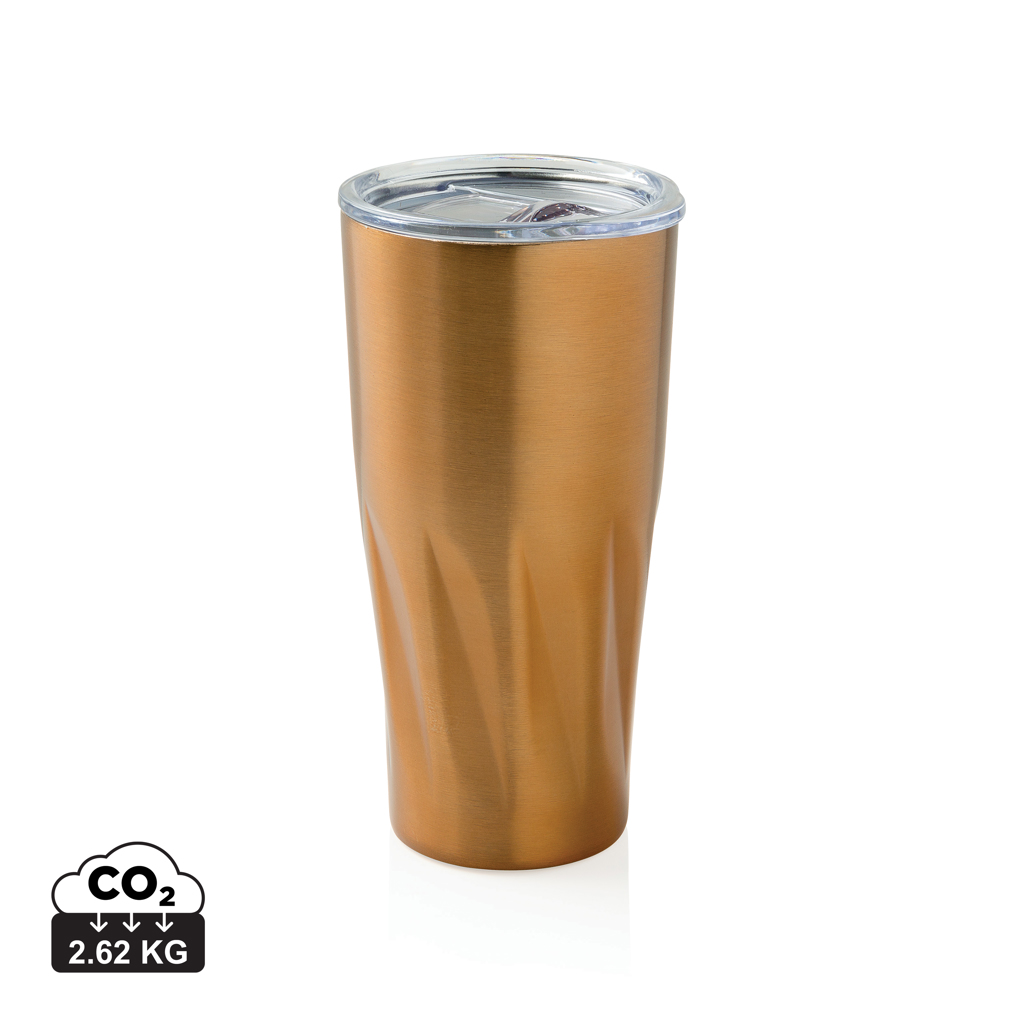 Taza al vacío con capa de cobre