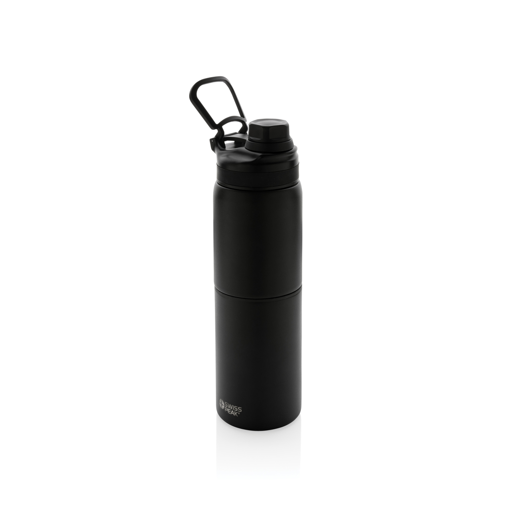 Botella SS con asa Swiss Peak 2 en 1