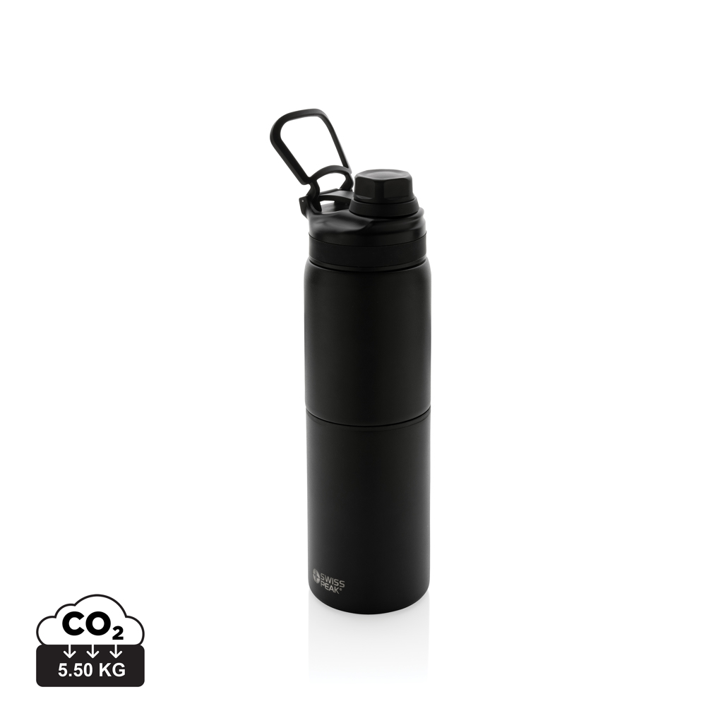 Botella SS con asa Swiss Peak 2 en 1