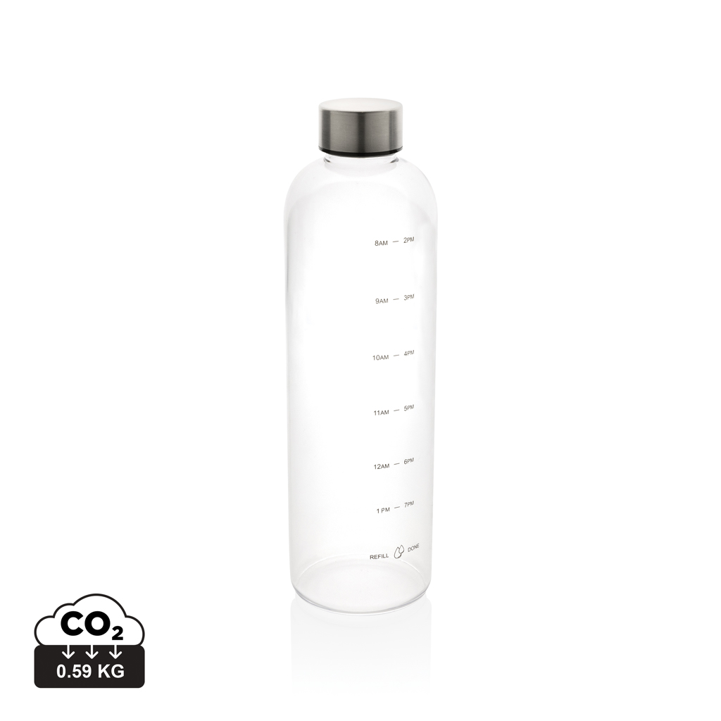 Botella de agua motivacional GRS RPET