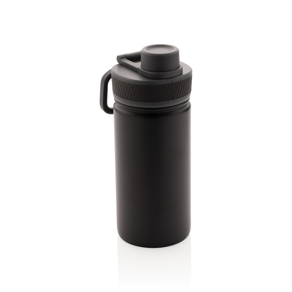 Botella de acero inoxidable al vacío con tapa deportiva 550m