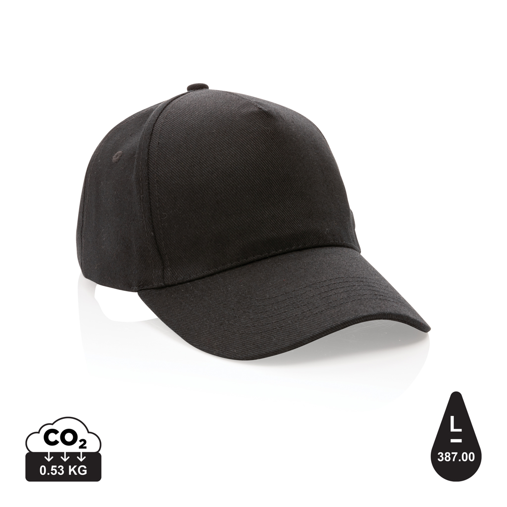 Gorra de algodón reciclado Impact 280gr con trazador AWARE™