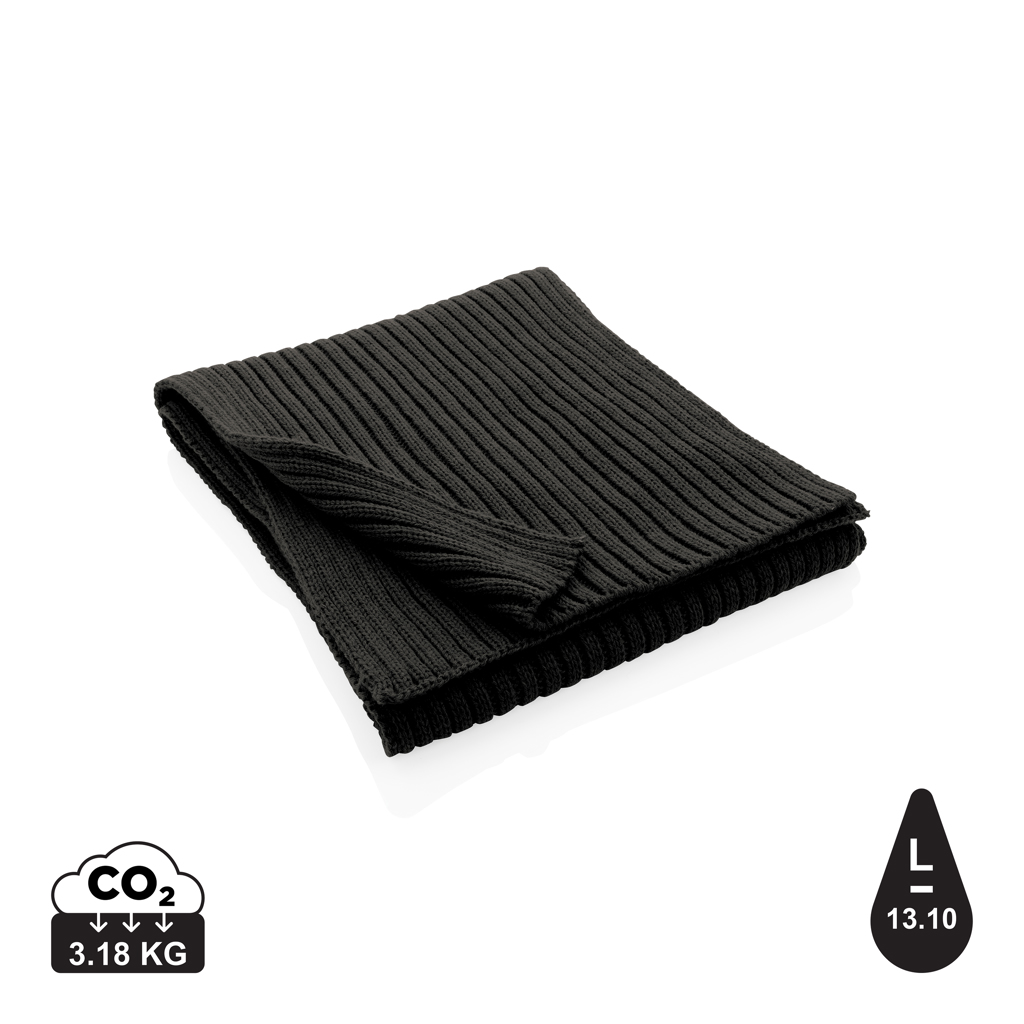 Bufanda de punto Impact AWARE™ Polylana® 180x25cm