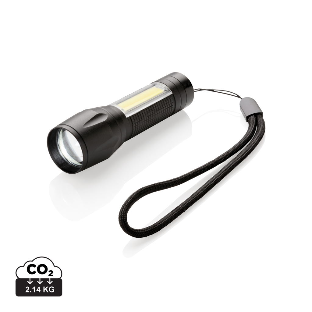 Linterna focus LED 3W con COB