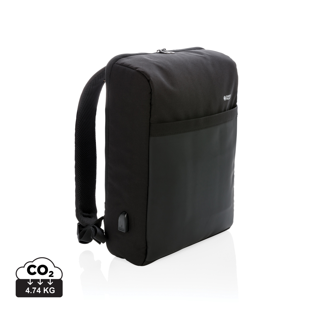 Mochila antirrobo 15" Swiss Peak con protección RFID y USB