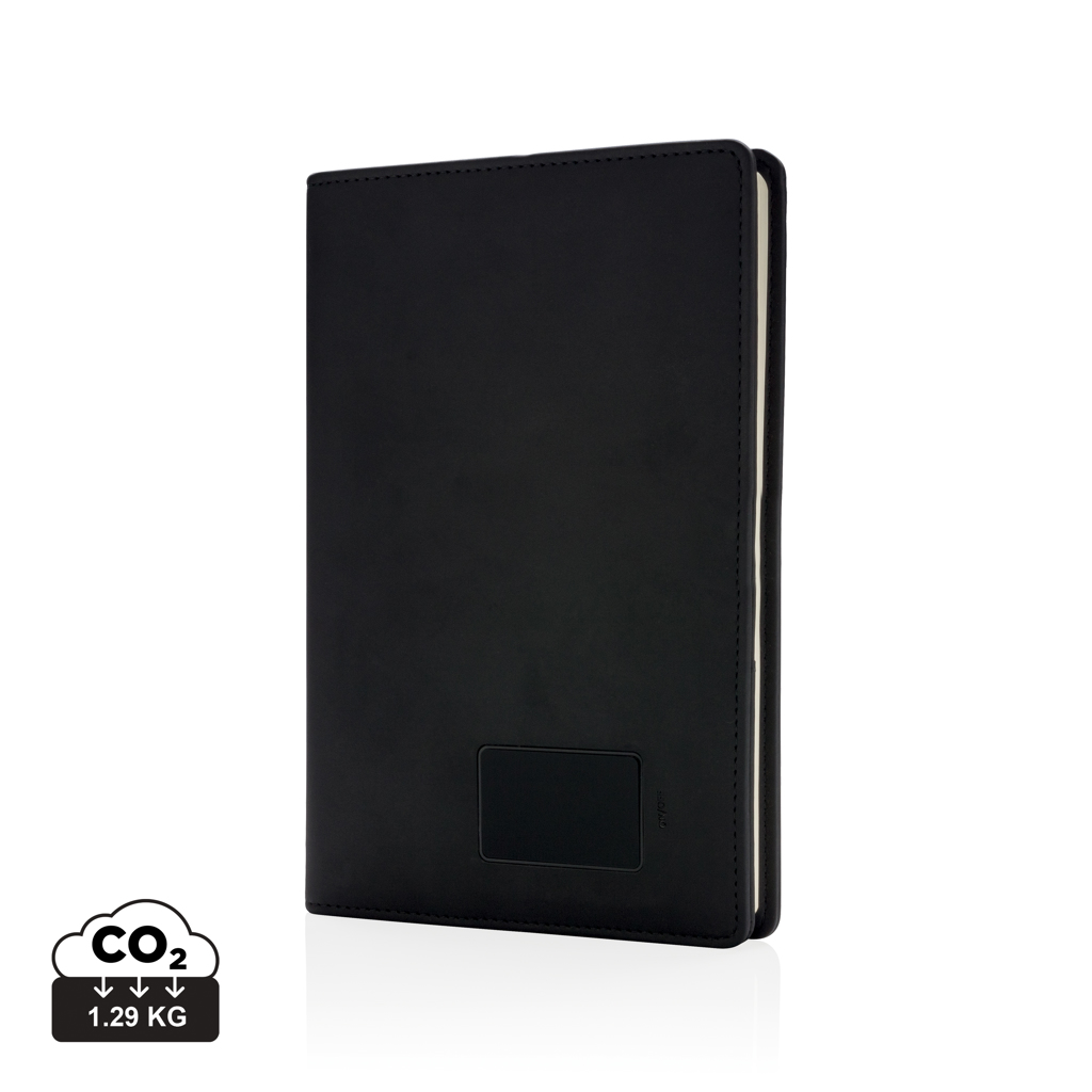 Libreta con logo iluminado