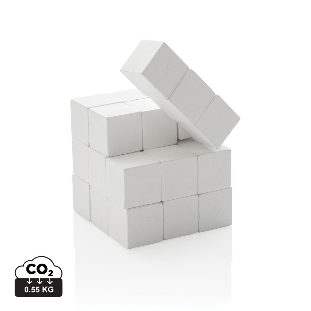 Juego mental de madera en bolsa de lona