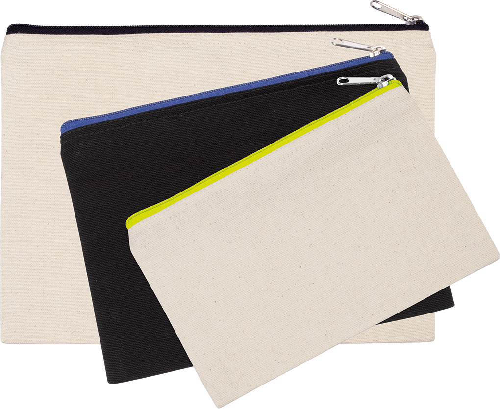 KI0721 - Estuche de algodón canvas, modelo mediano