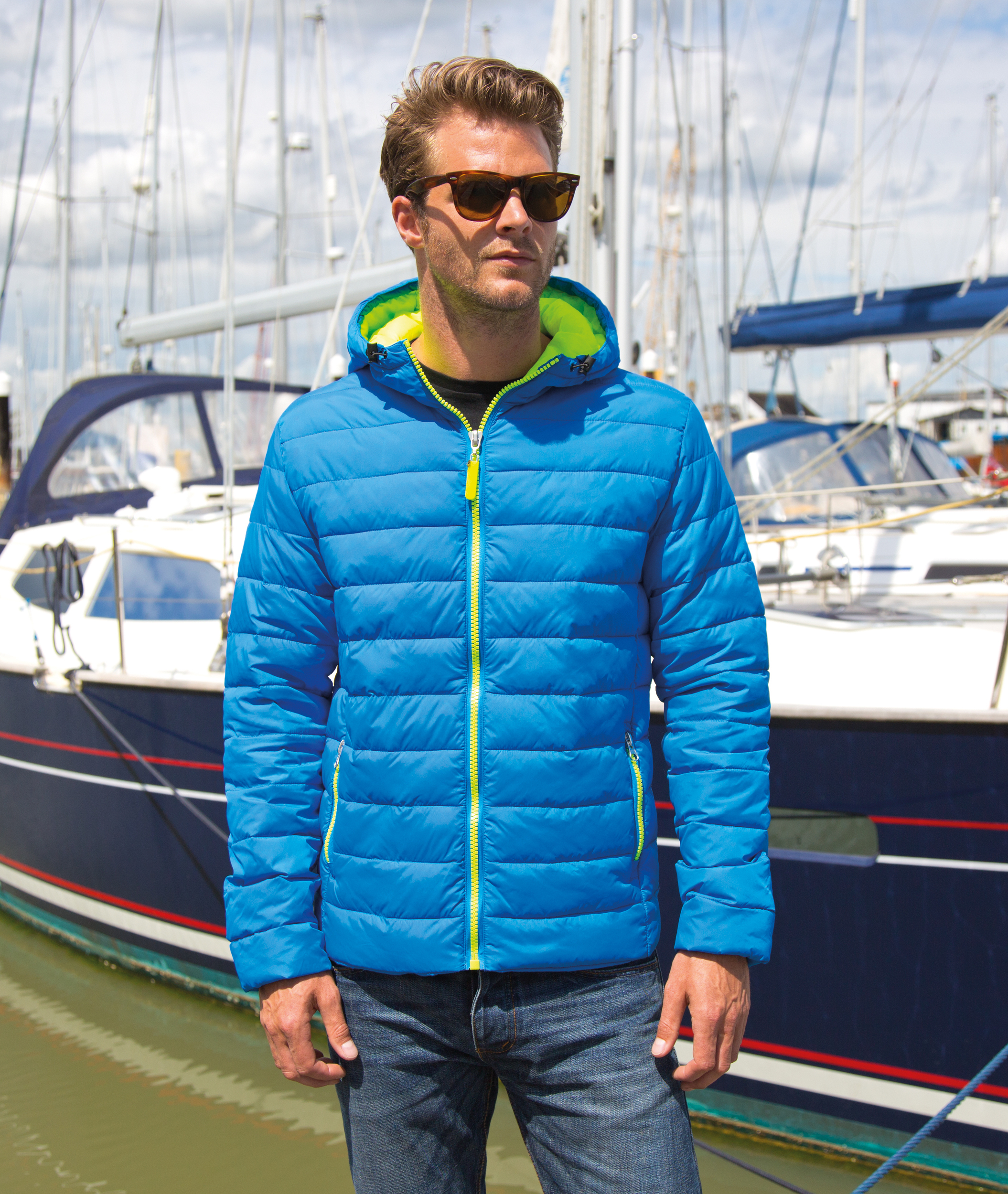 R194M - Chaqueta Snowbird acolchada hombre