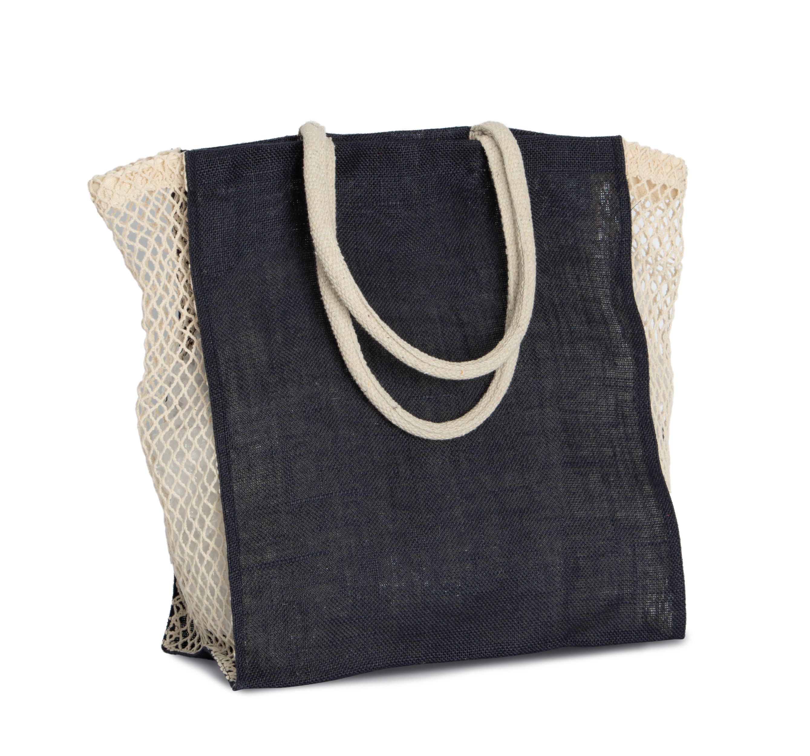 KI0281 - Bolsa de compras con fuelle de rejilla