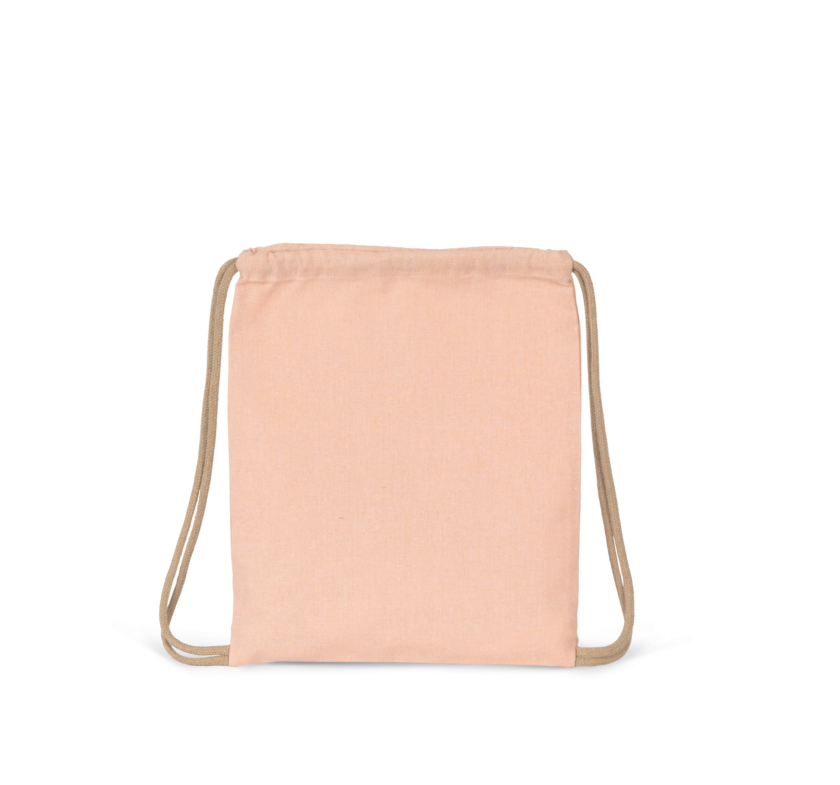 KI5103 - Mochila pequeña reciclada con cordones corredizos: tamaño niños