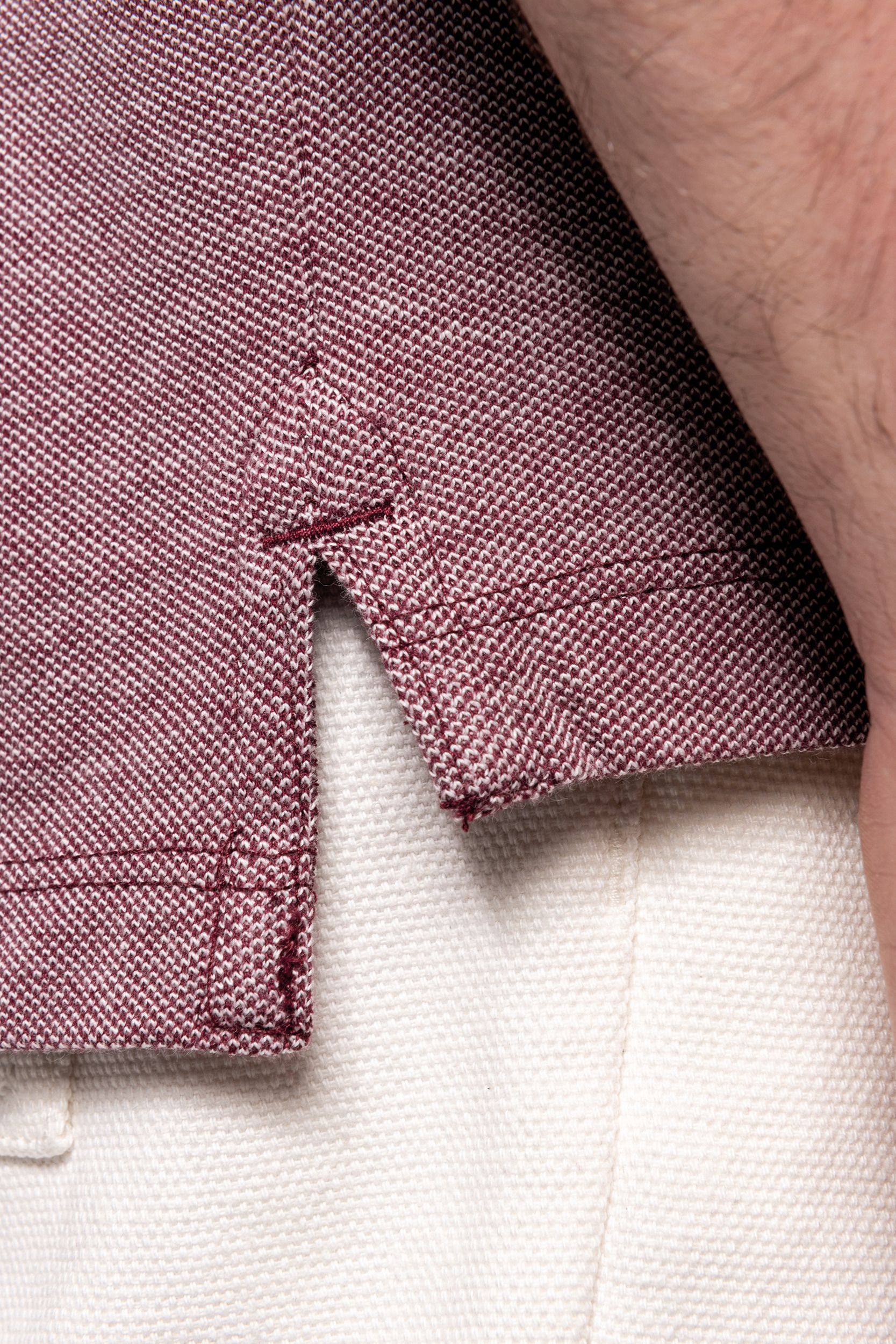 K266 - Polo bicolor para hombre