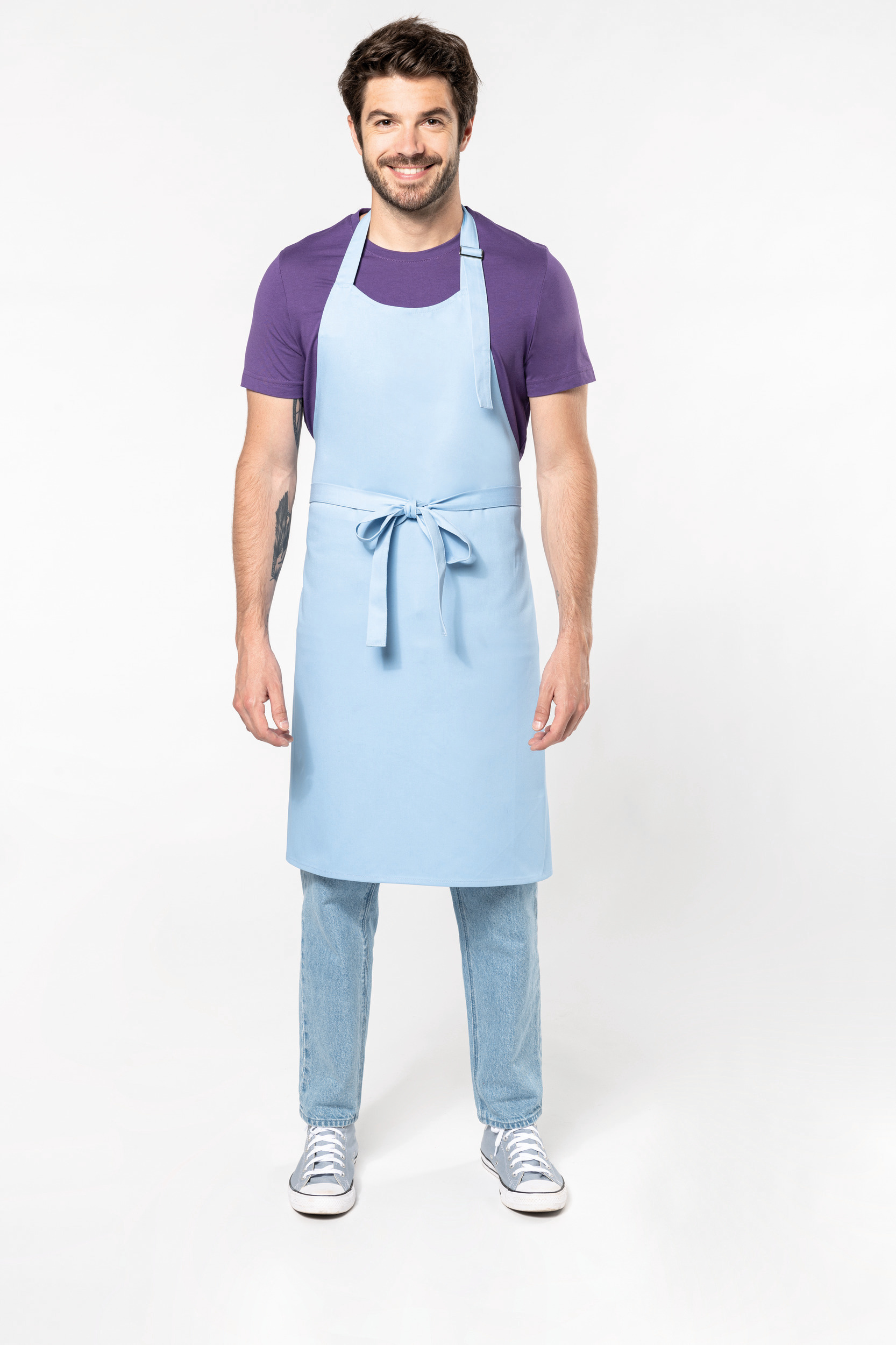 K895 - Delantal algodón sin bolsillos