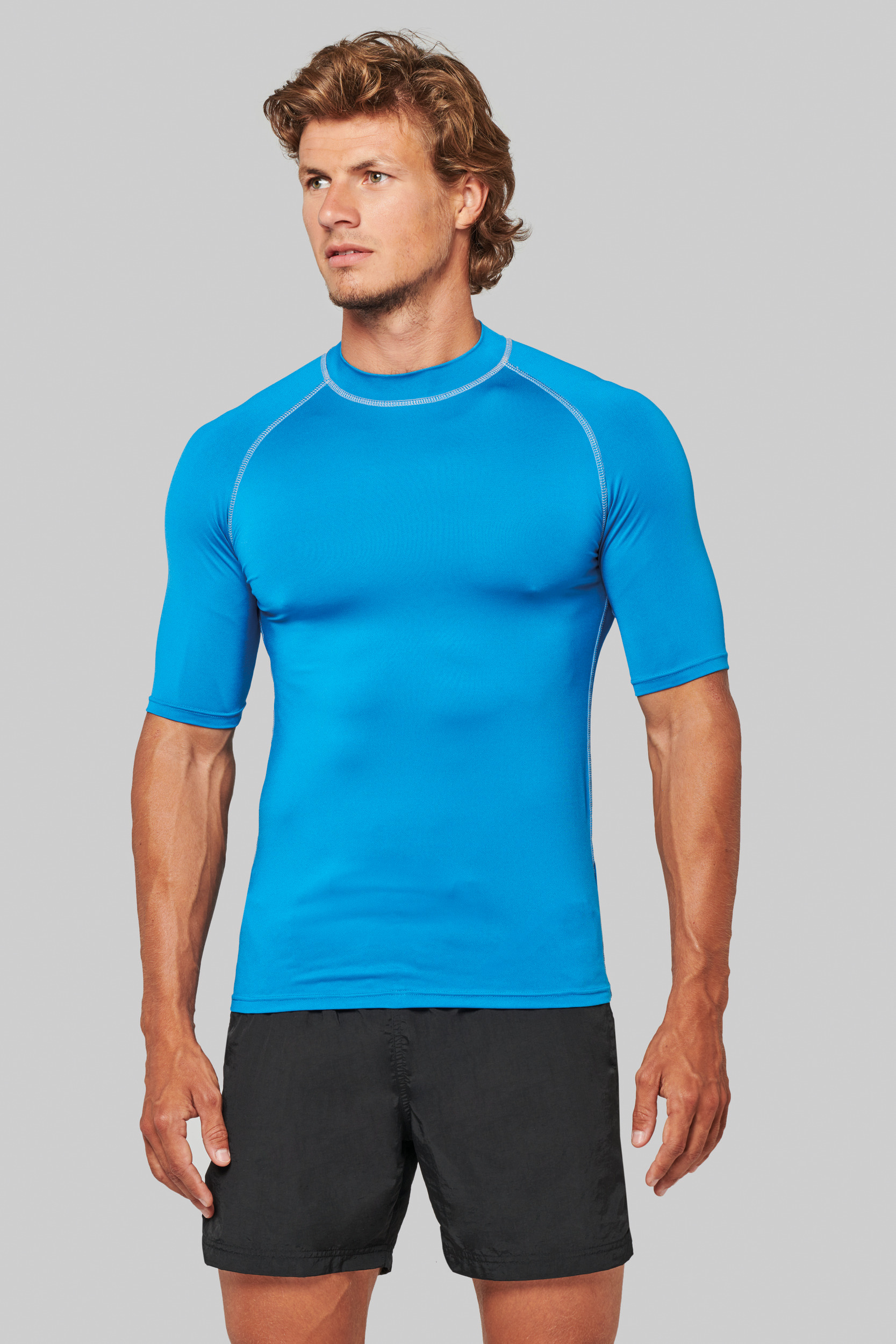 PA4007 - Camiseta surf con protección UV manga corta unisex