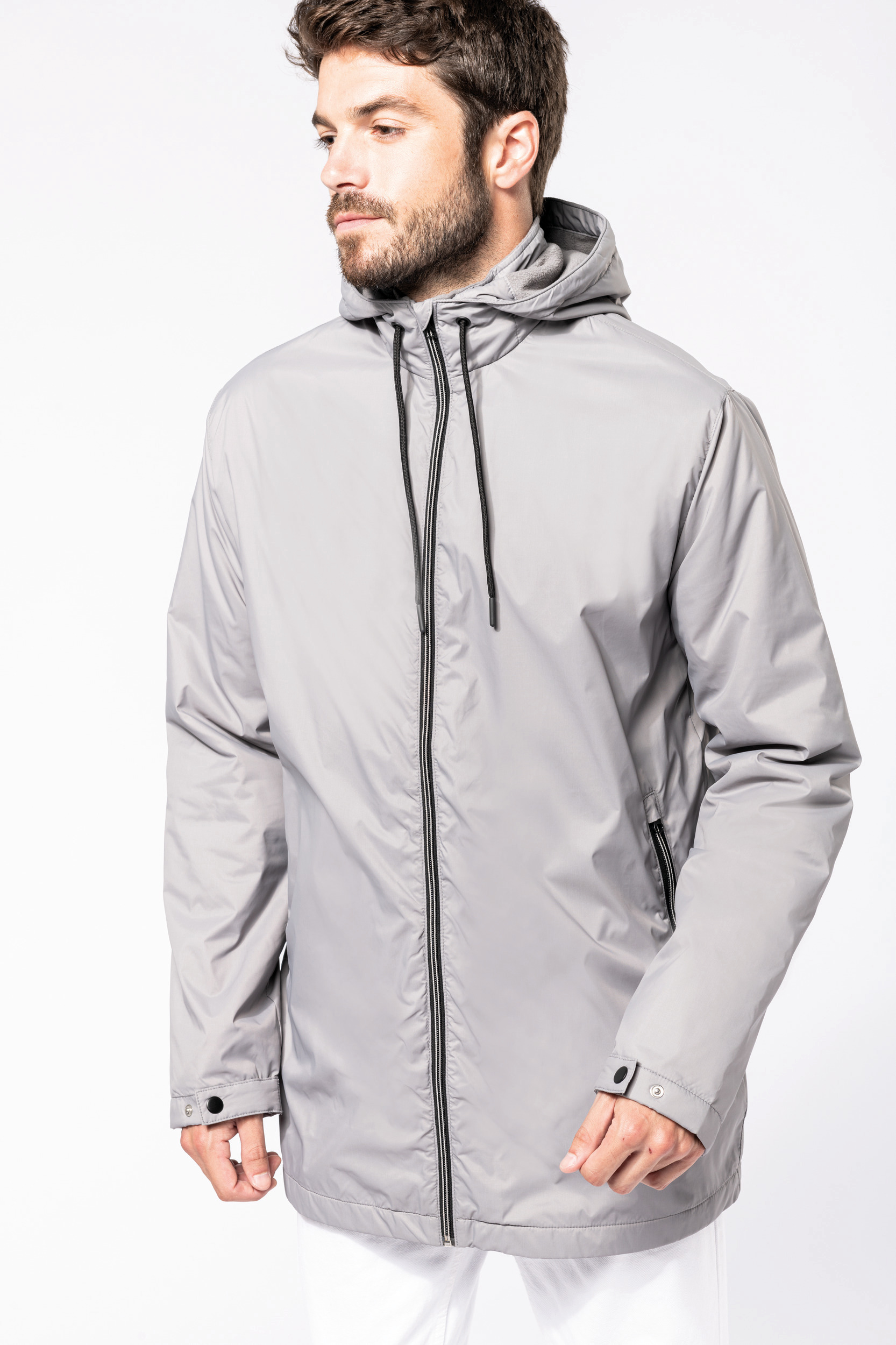 K6153 - Chaqueta con capucha y forro de micropolar - Unisex