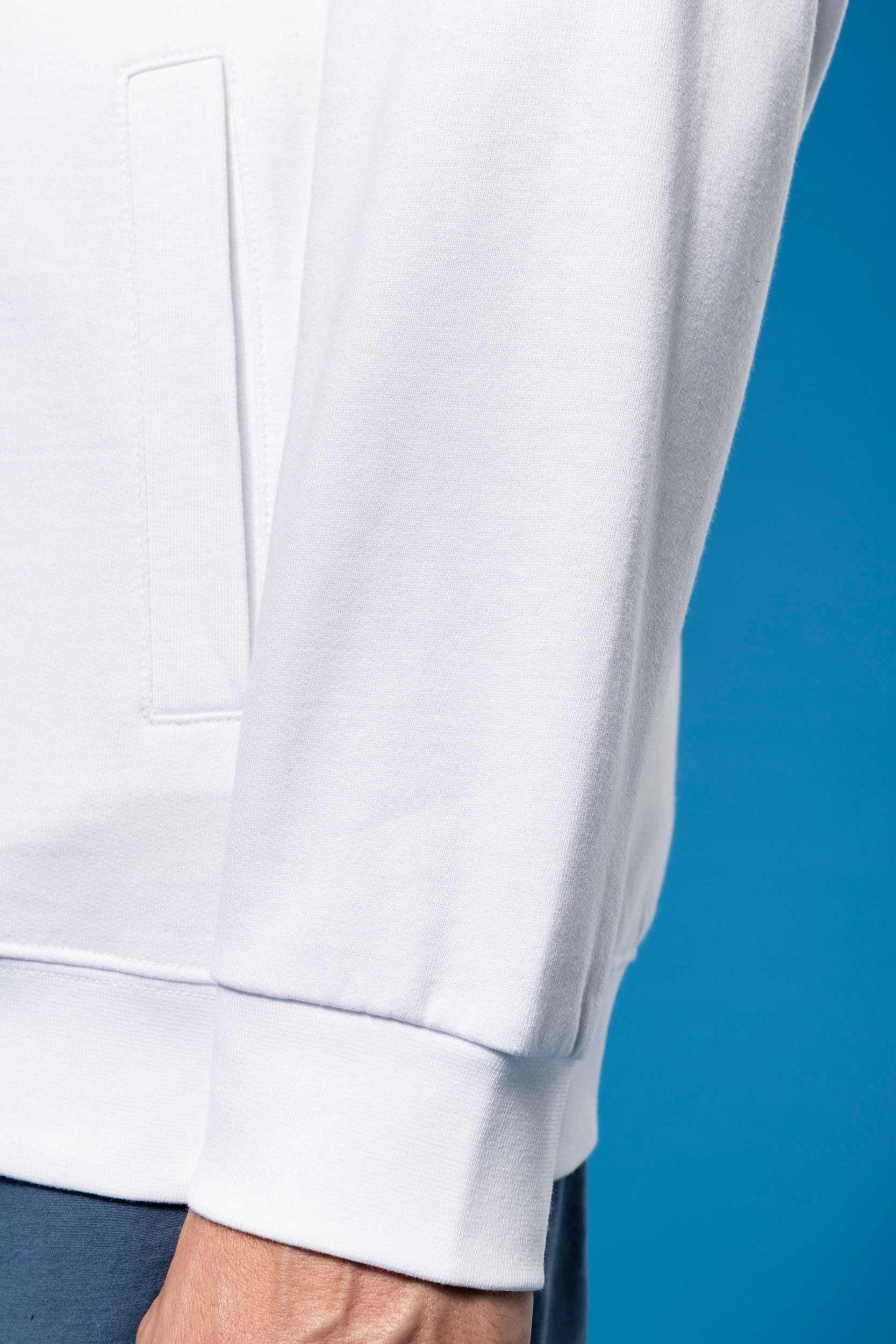 K472 - Chaqueta de felpa con cremallera