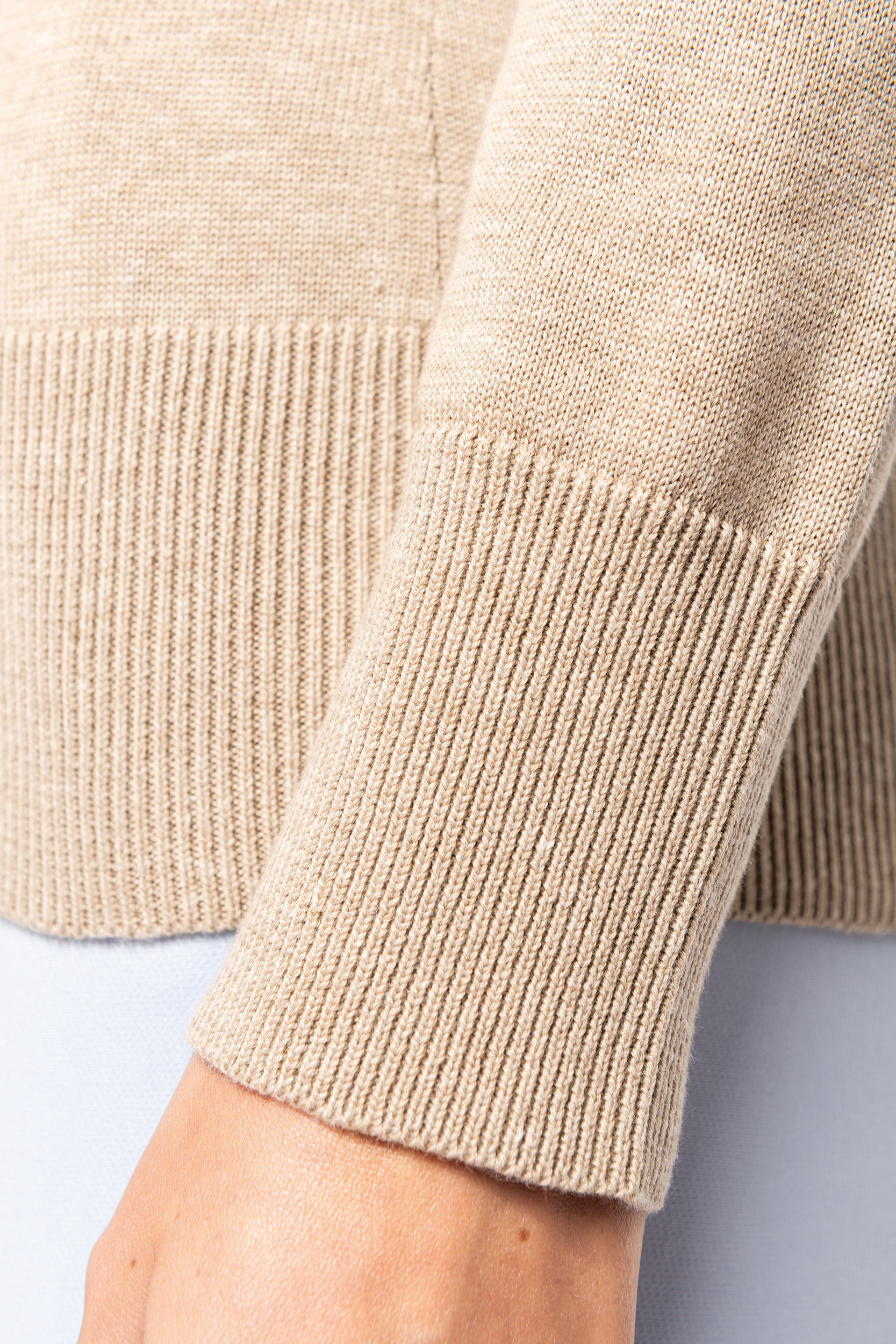 K966 - Jersey cuello de pico mujer