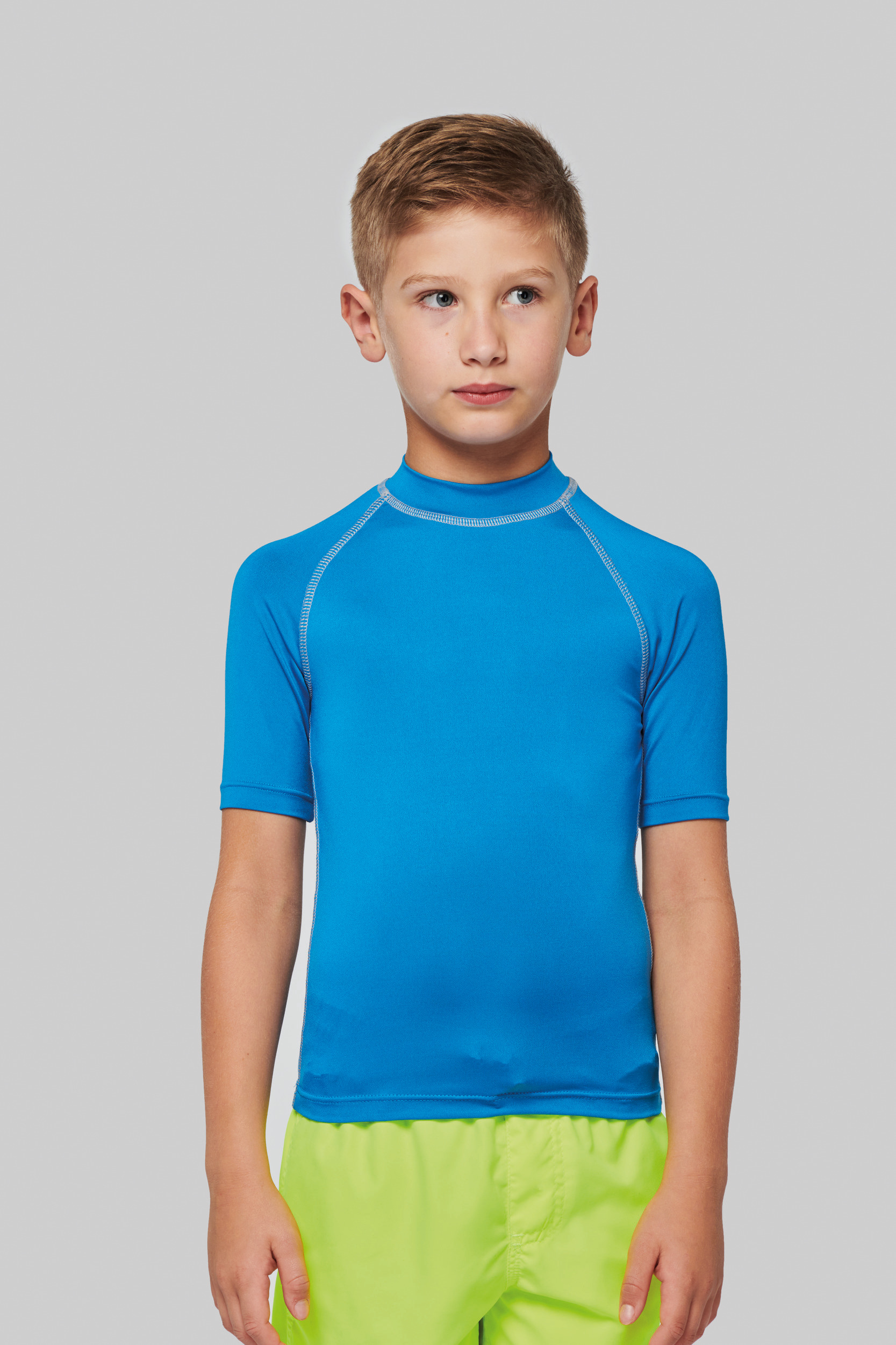 PA4008 - Camiseta surf con protección UV manga corta para niño