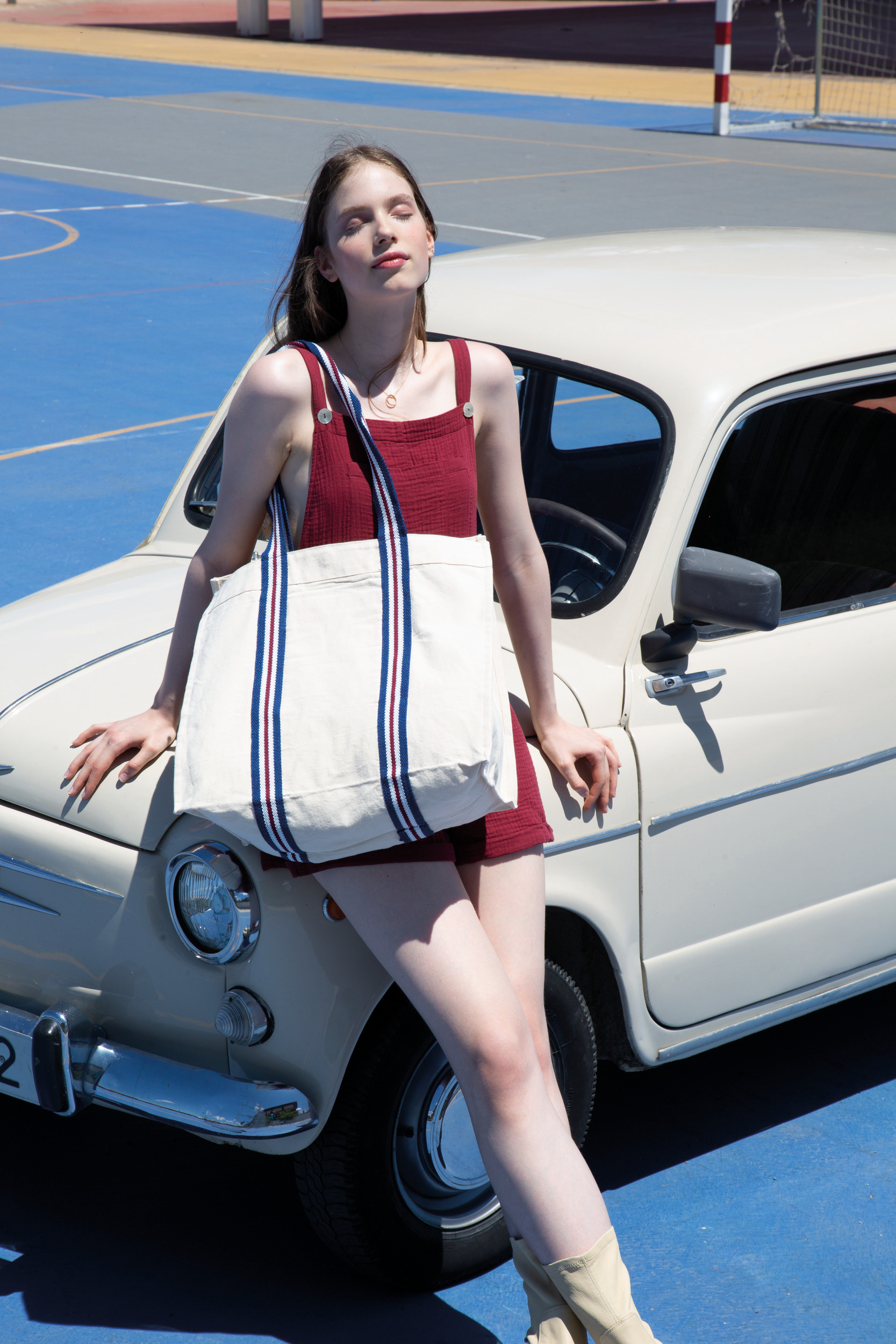 KI0279 - Bolsa de compras moda de algodón orgánico