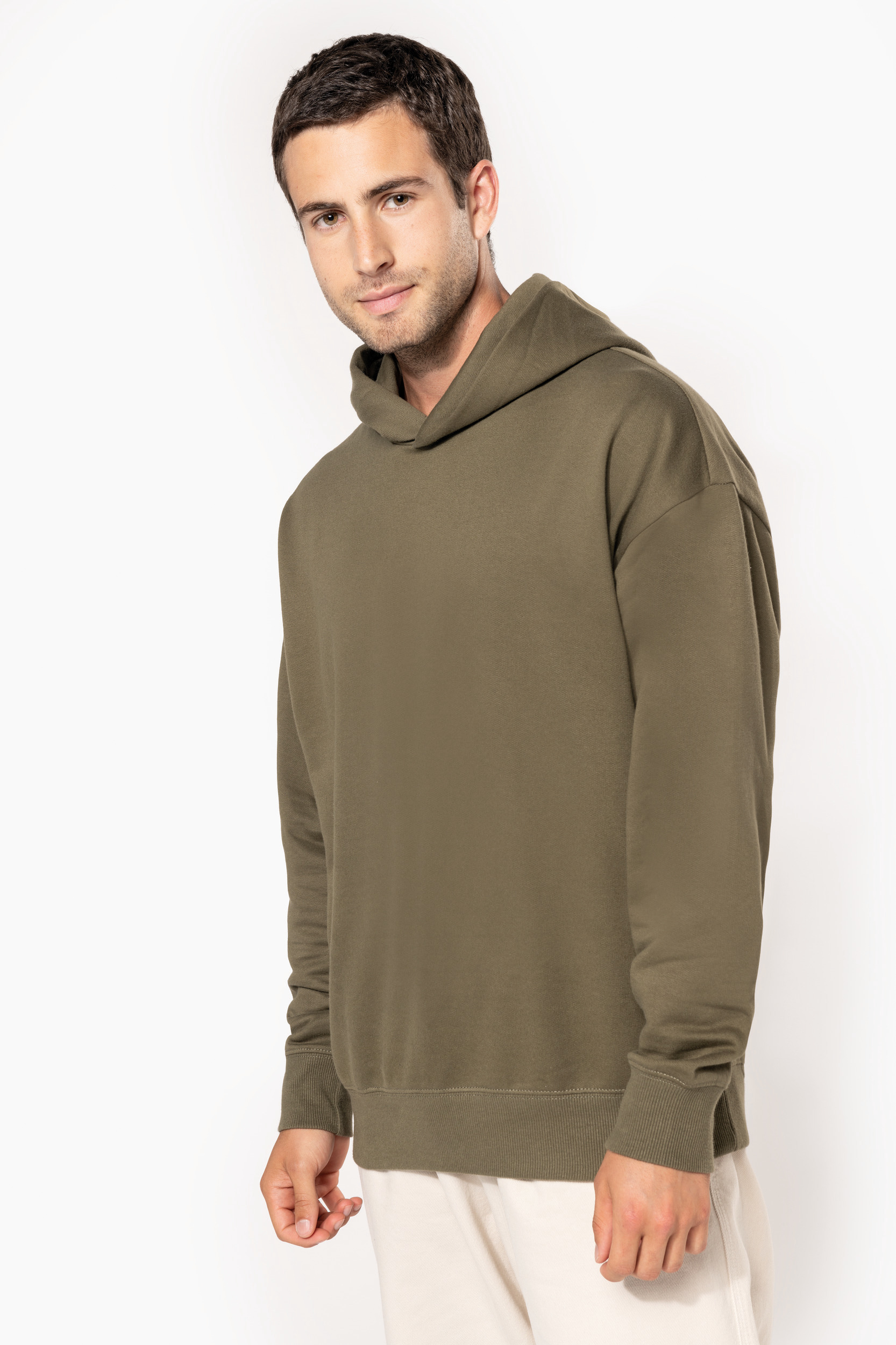 K4018 - Sudadera de felpa oversize con capucha unisex