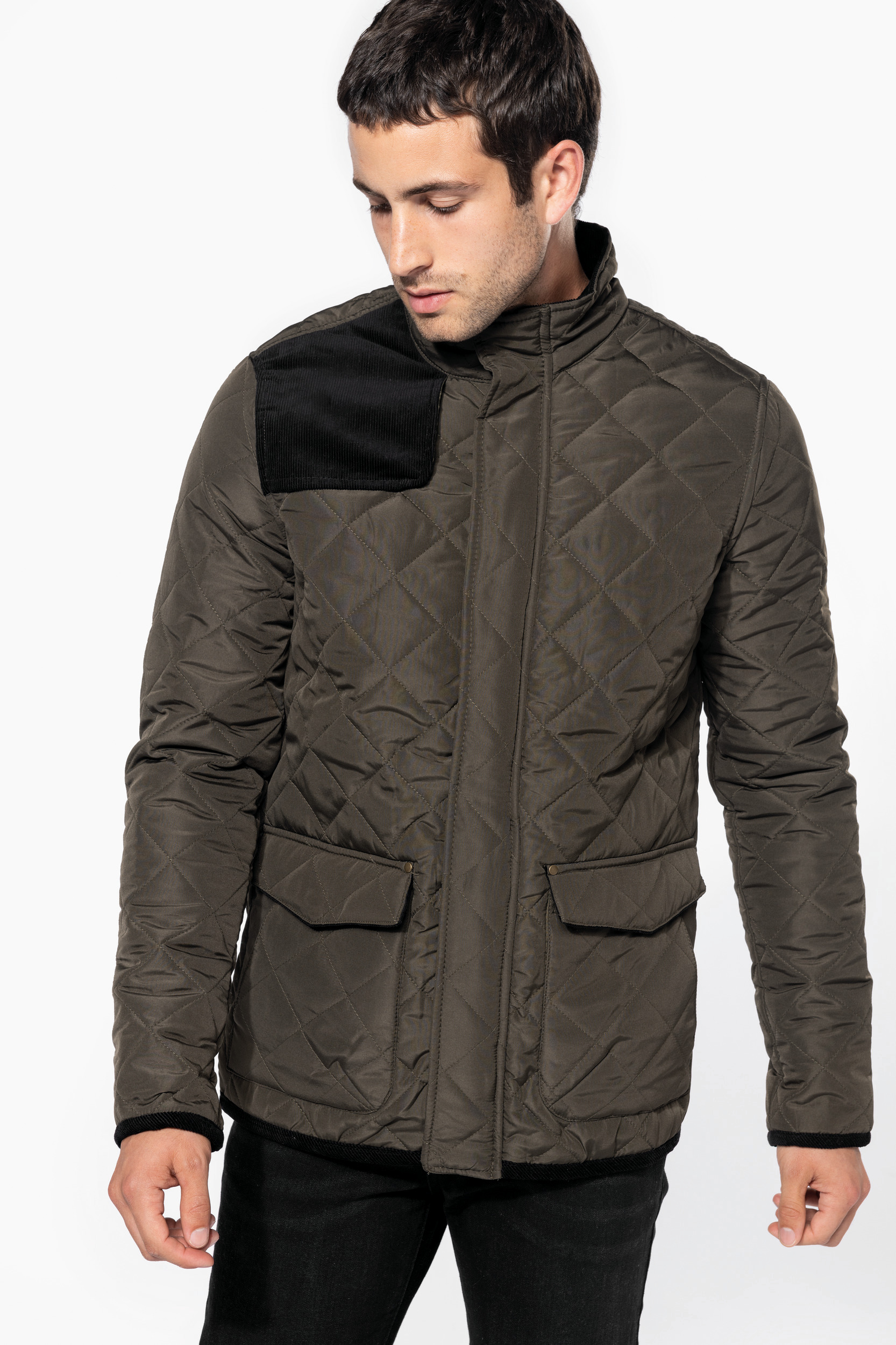 K6126 - Chaqueta acolchada rombos hombre
