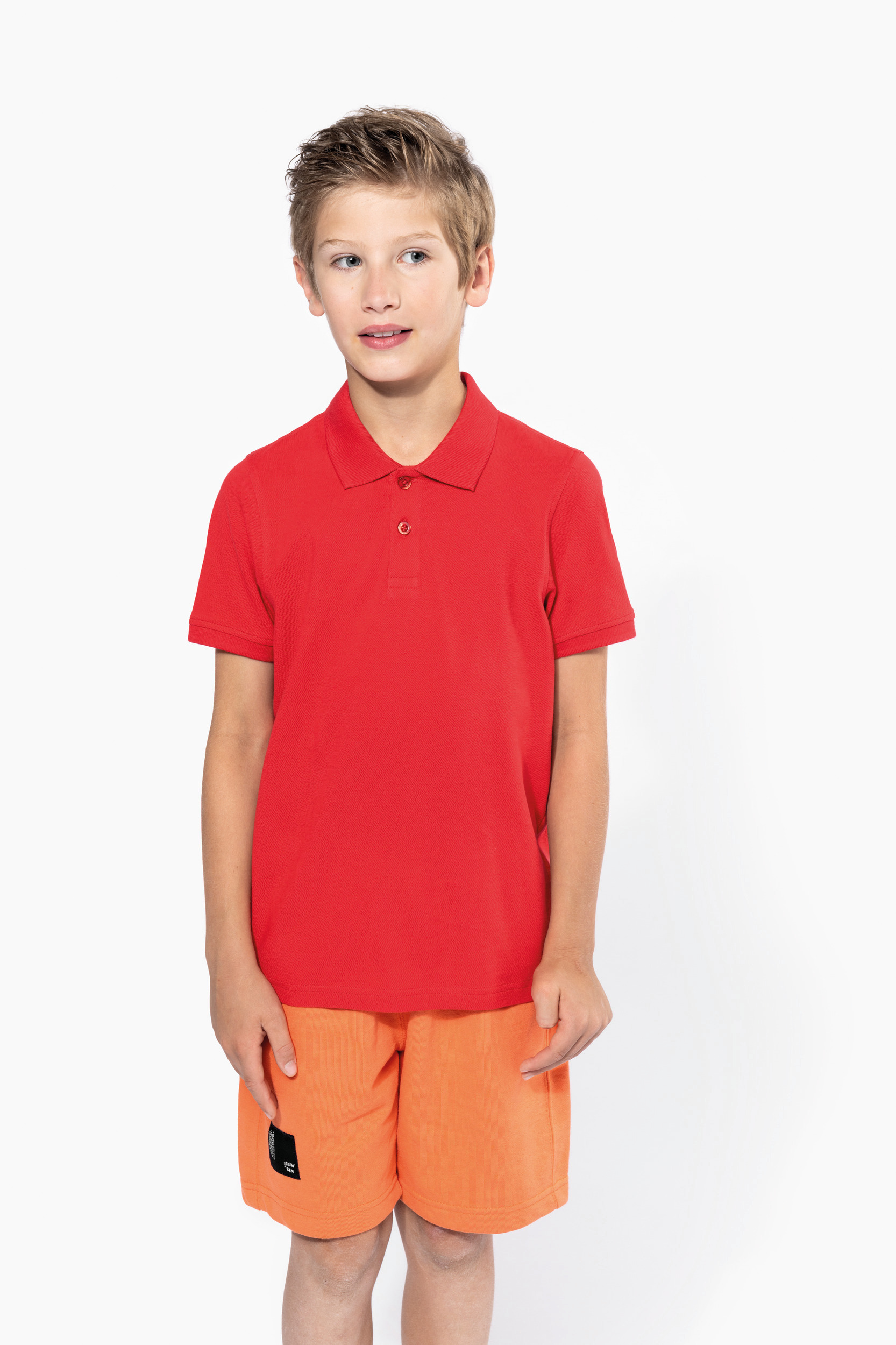 K268 - Polo manga corta infantil