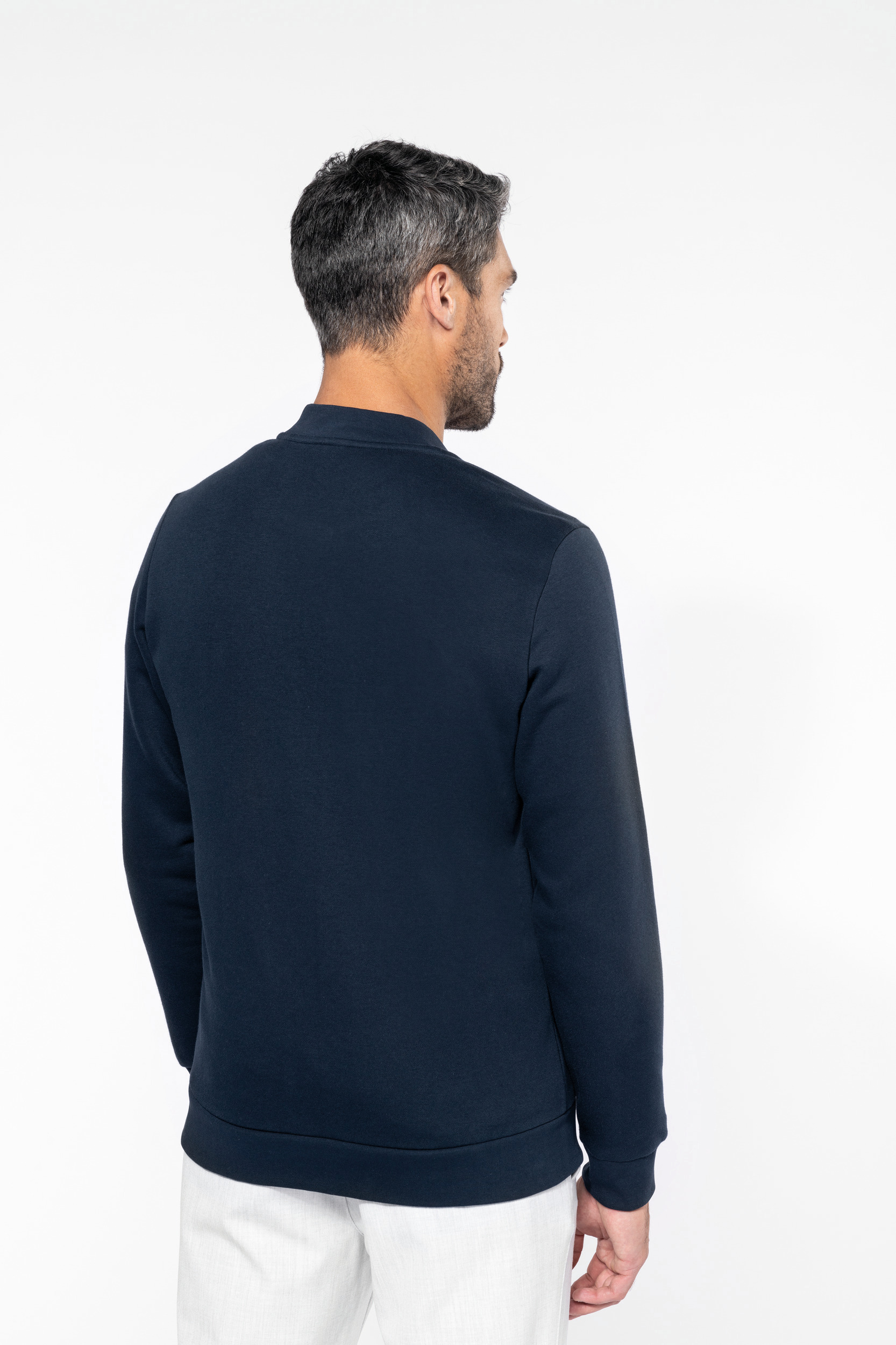 K4002 - Chaqueta de felpa con cremallera