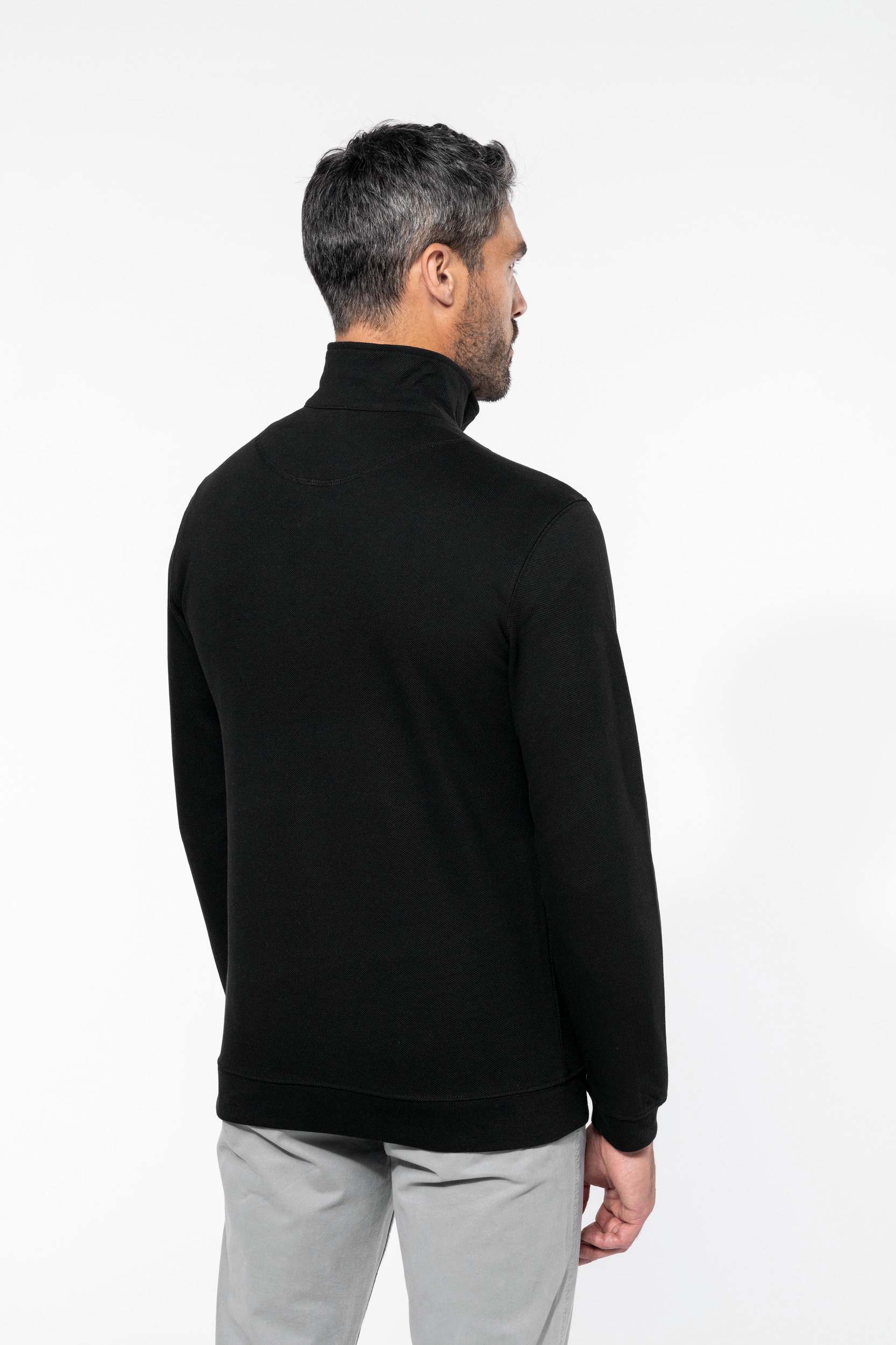 K206 - TRUCKER - Sudadera piqué 1/4 Cremallera