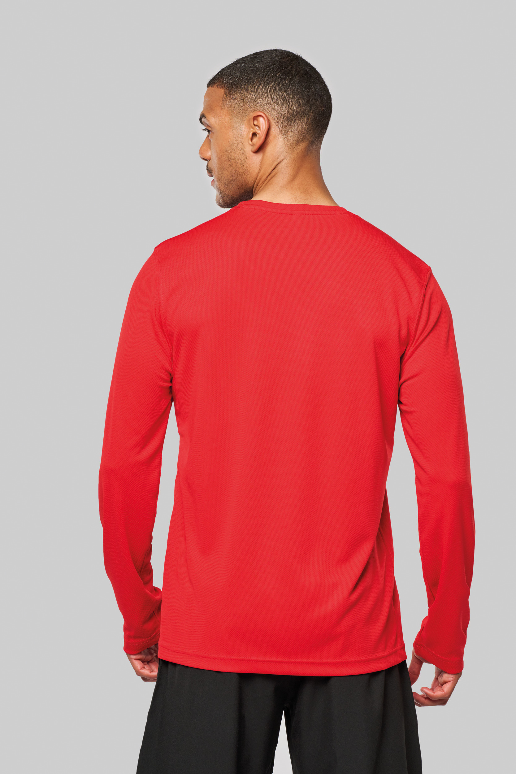 PA443 - Camiseta de deporte manga larga hombre