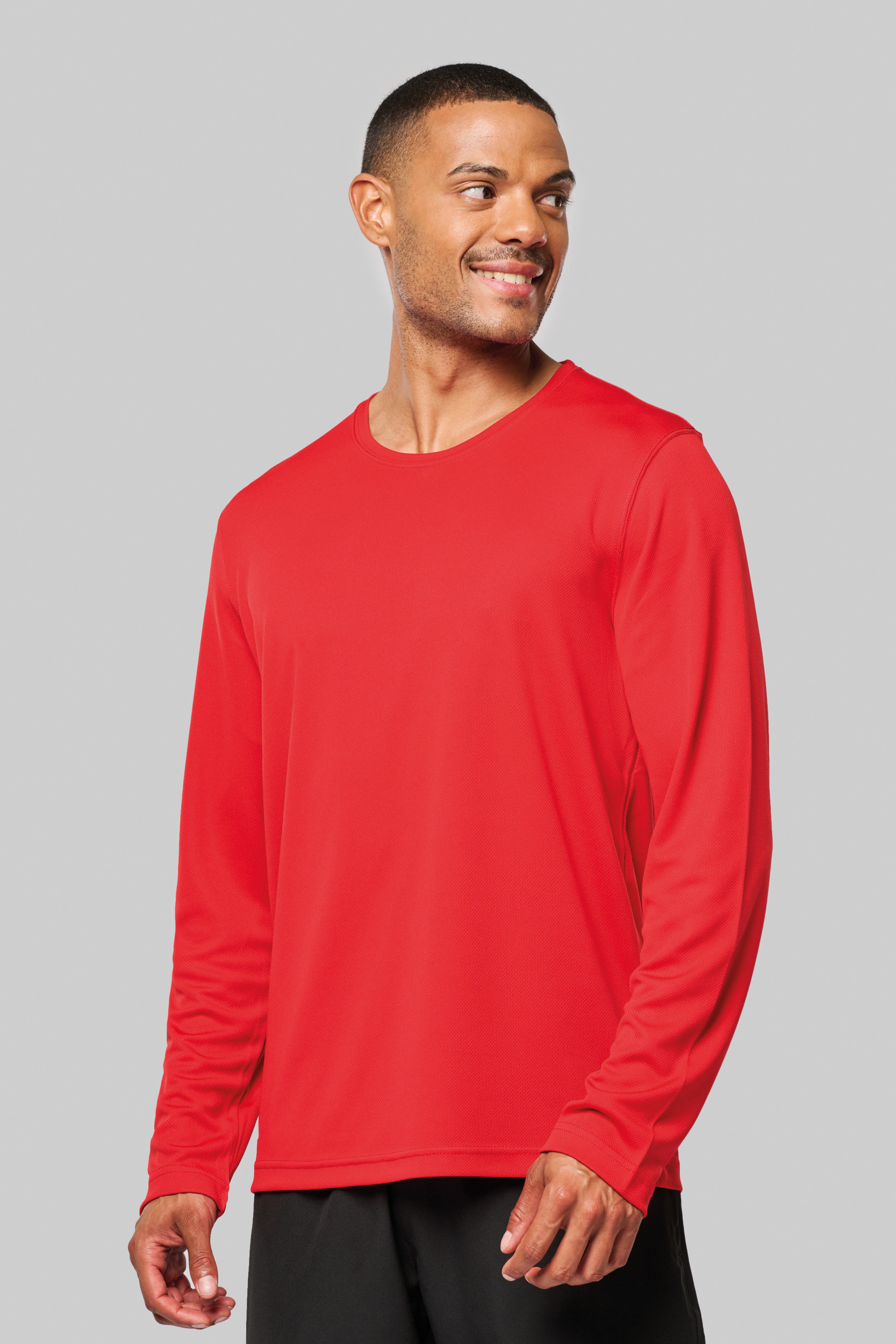 PA443 - Camiseta de deporte manga larga hombre