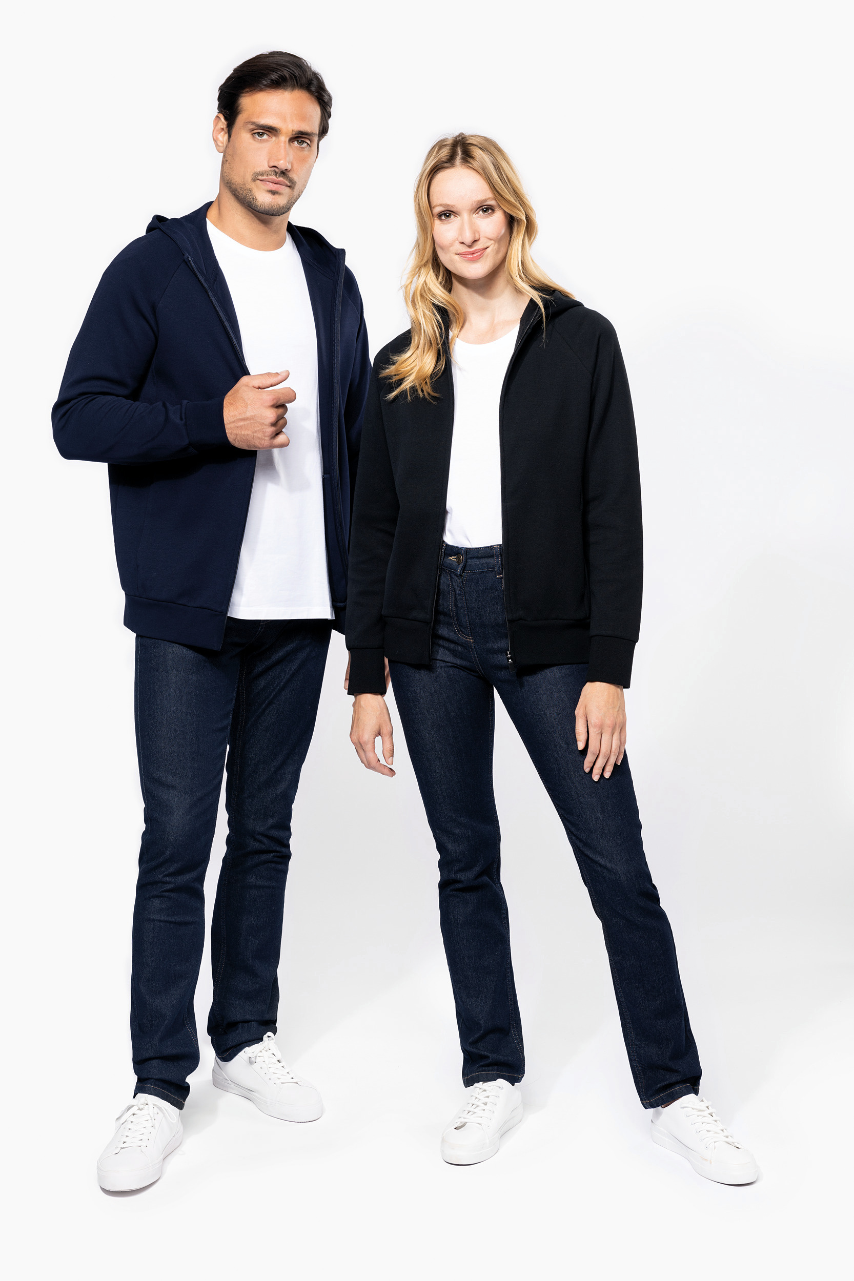 PK400 - Chaqueta con cremallera y capucha hombre