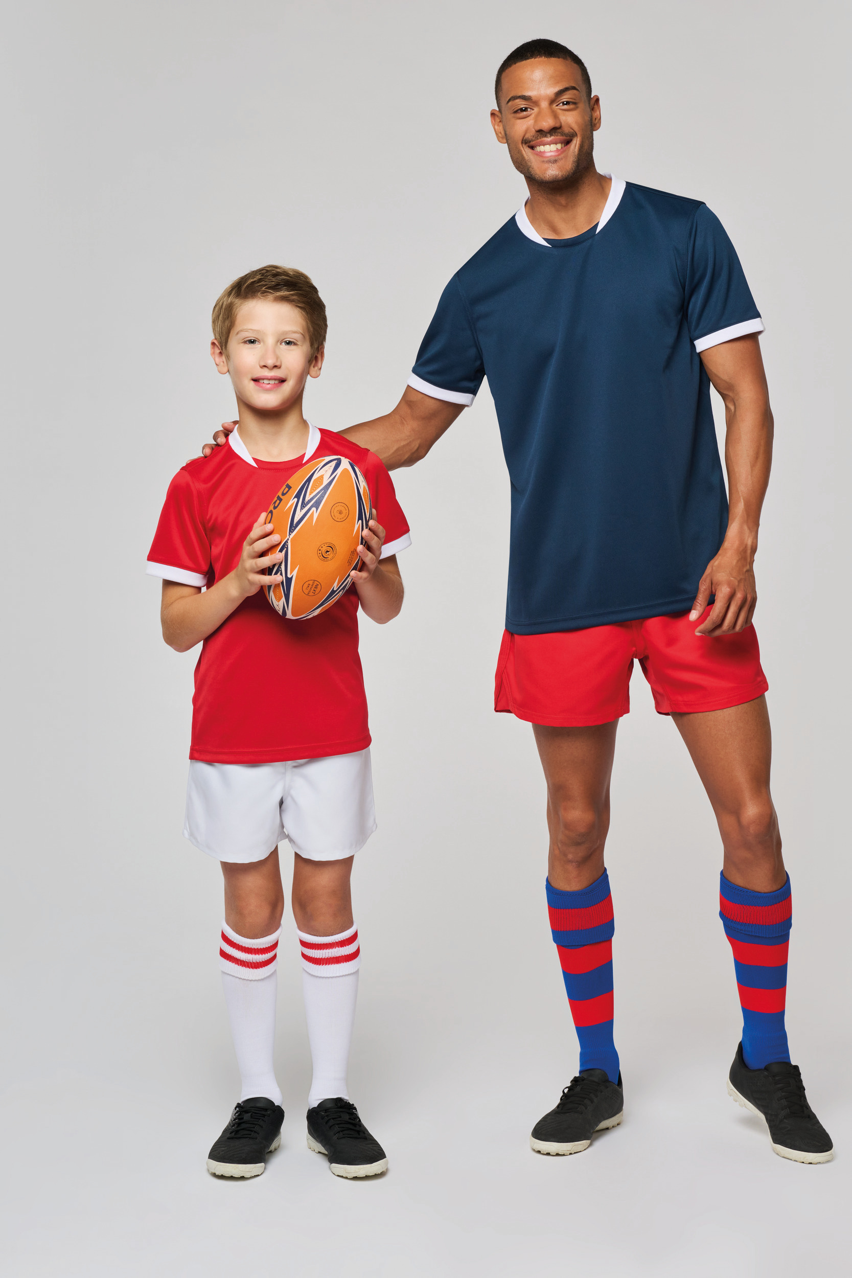 PA4028 - Camiseta rugby manga corta infantil