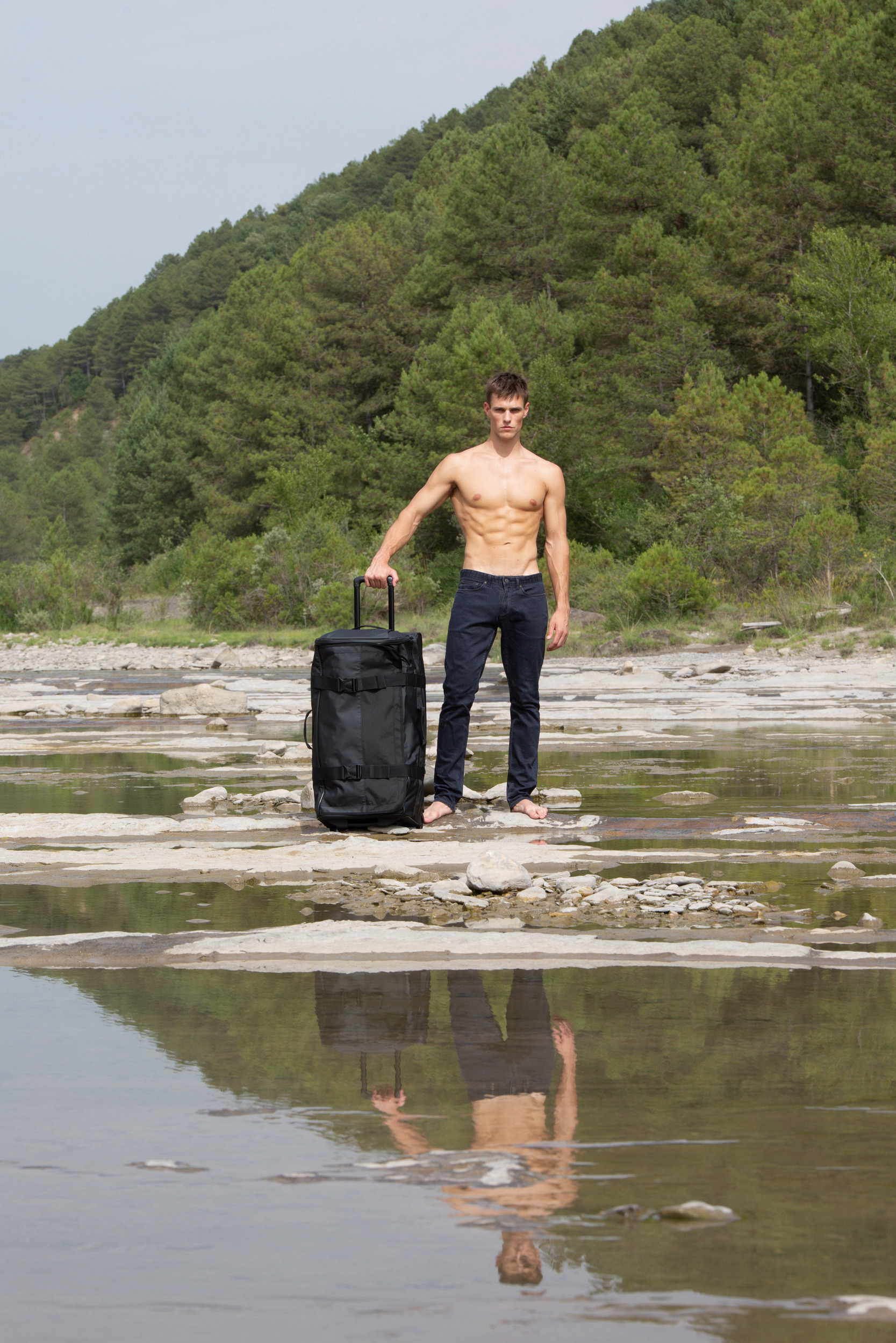 KI0840 - Bolsa trolley «Blackline» impermeable - Formato grande