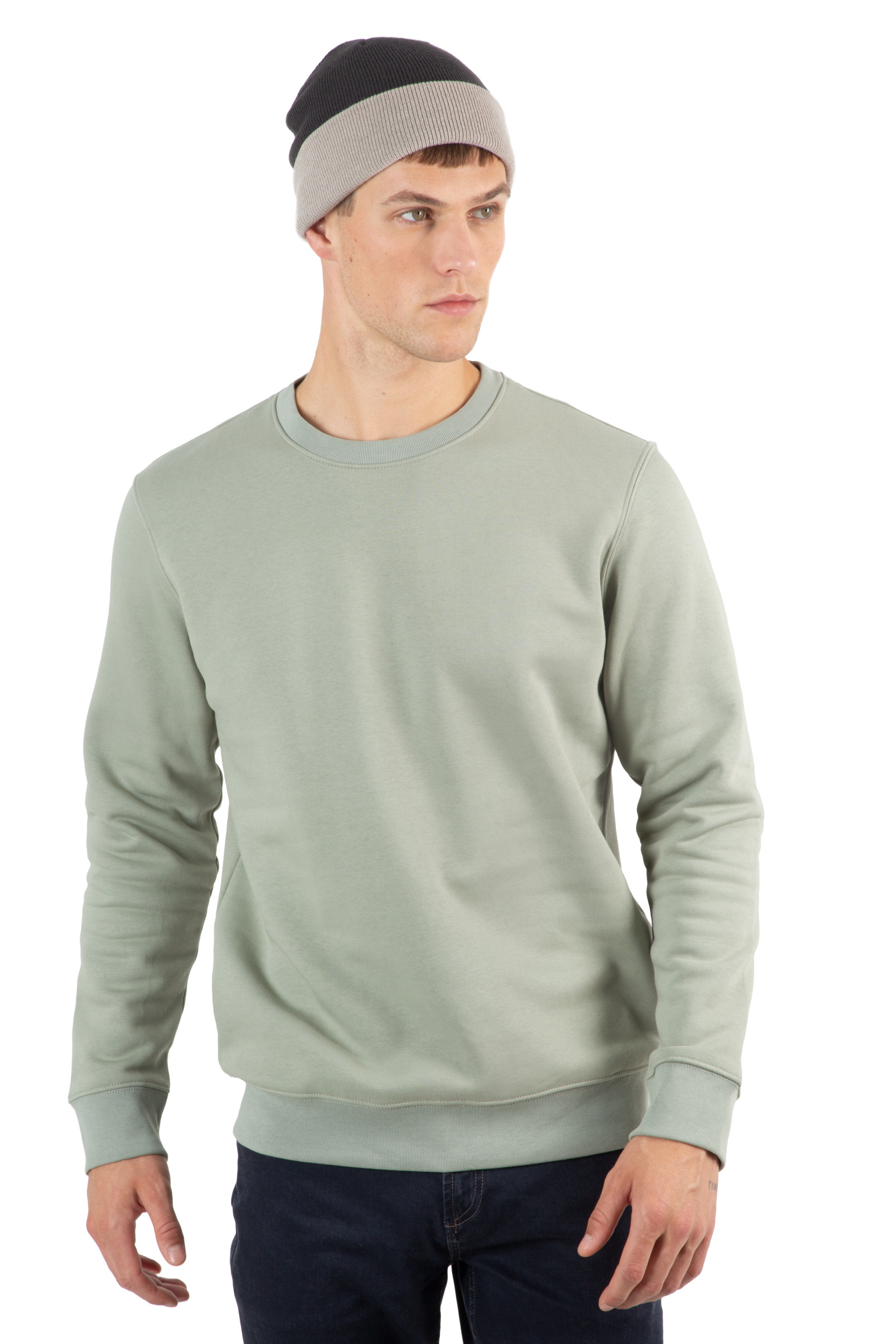 KP514 - Gorro bicolor con dobladillo