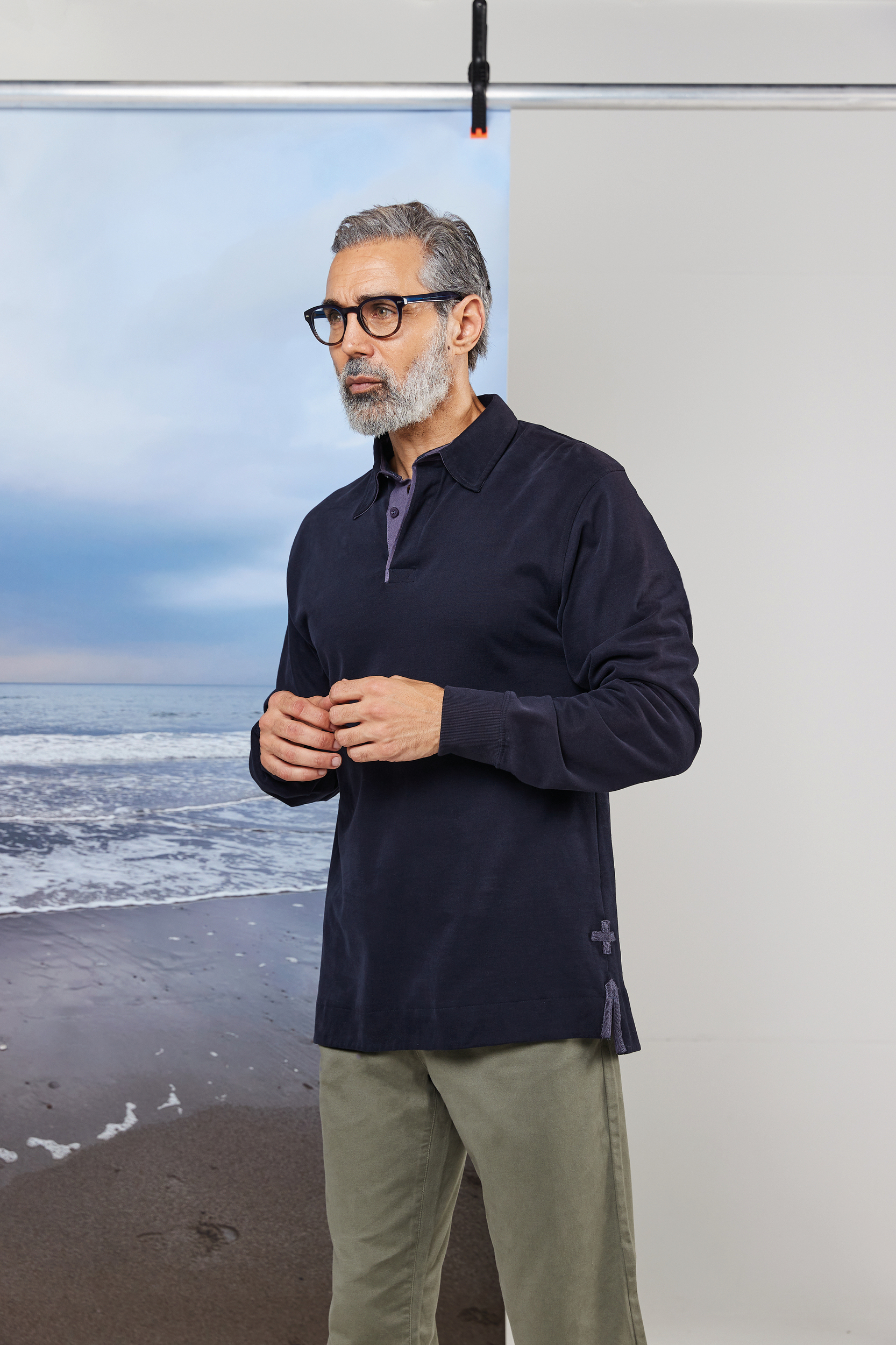 FR43 - Polo rugby manga larga