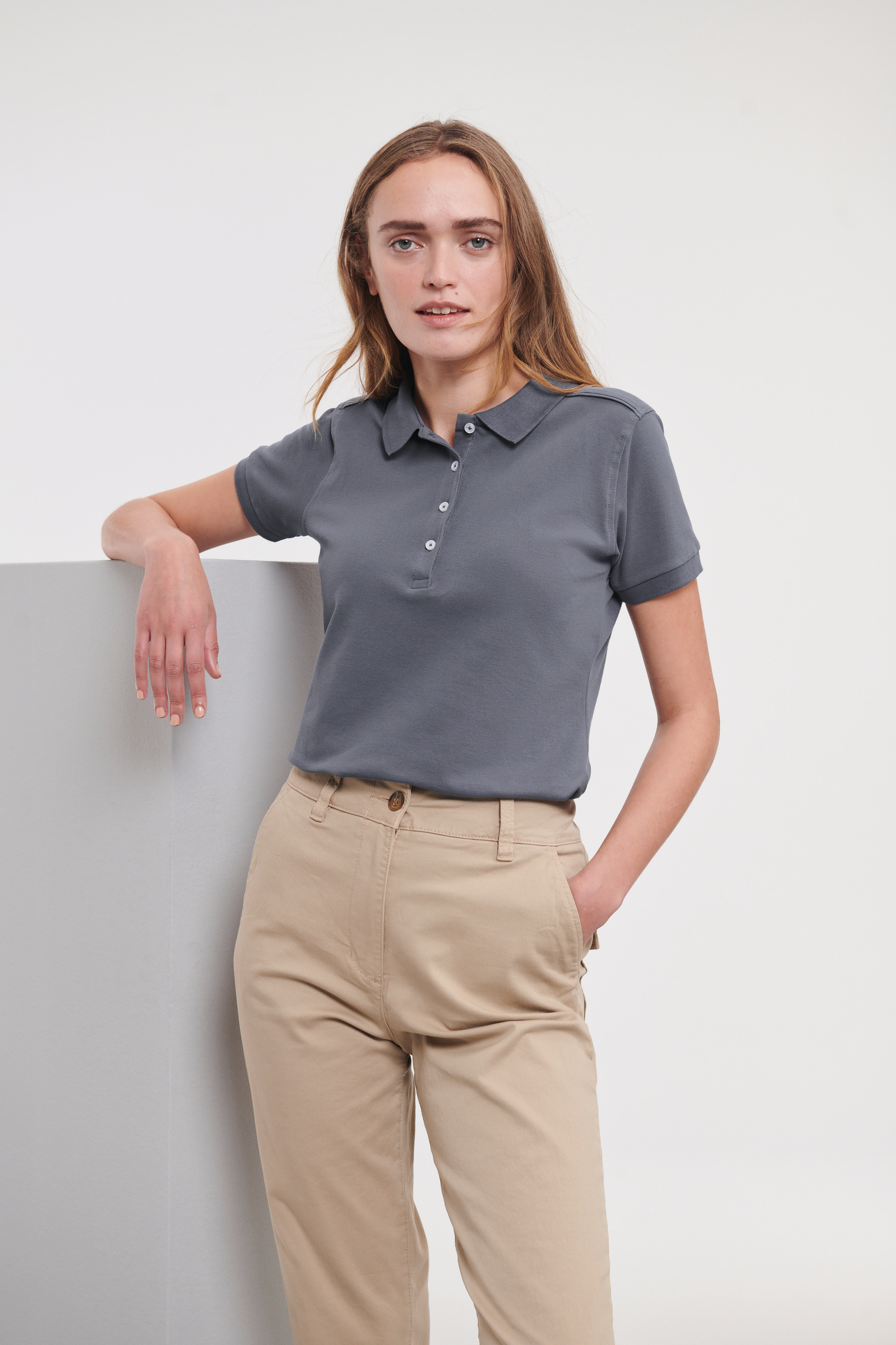 RU566F - Polo Stretch mujer