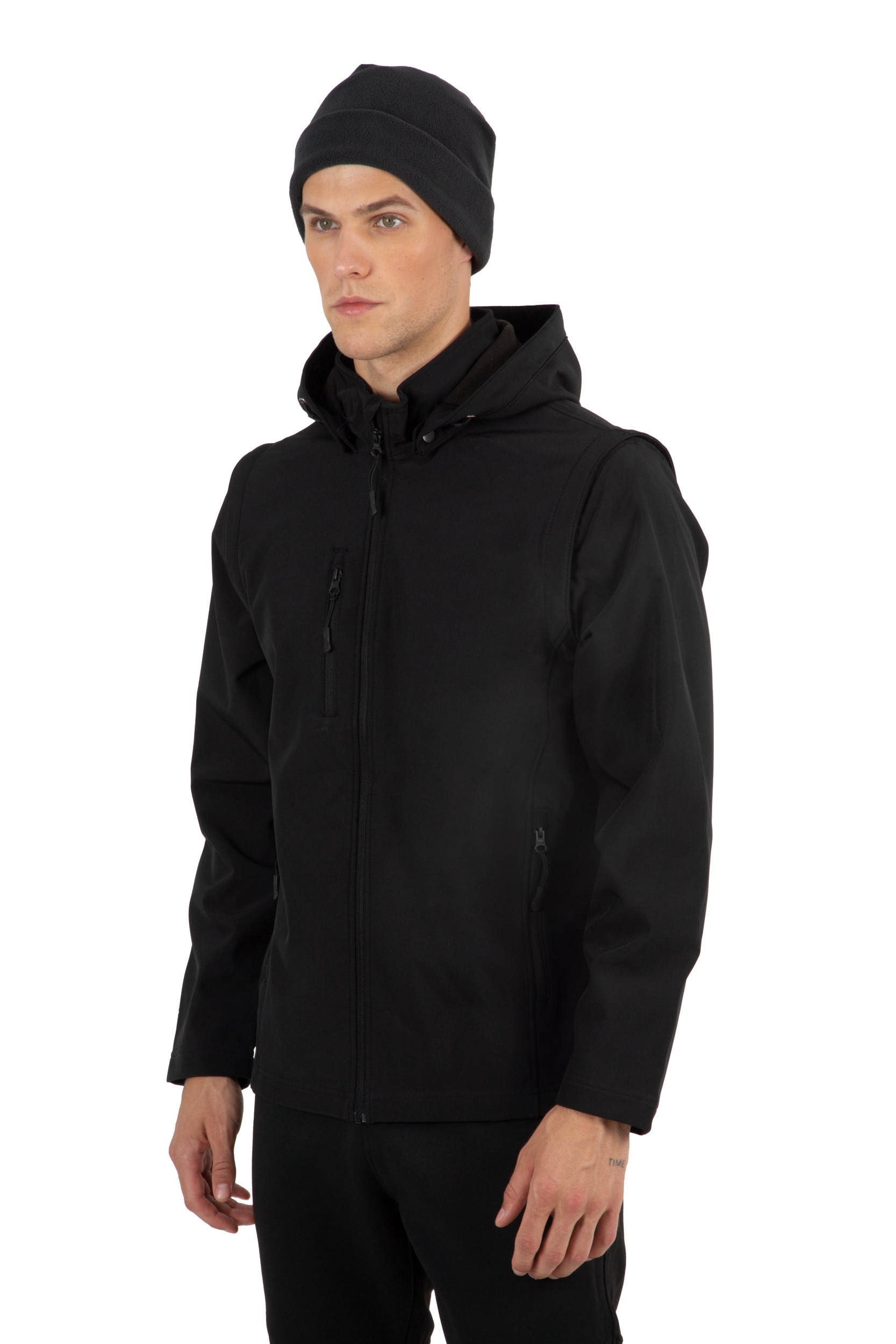 KP884 - Gorro micropolar reciclado con dobladillo