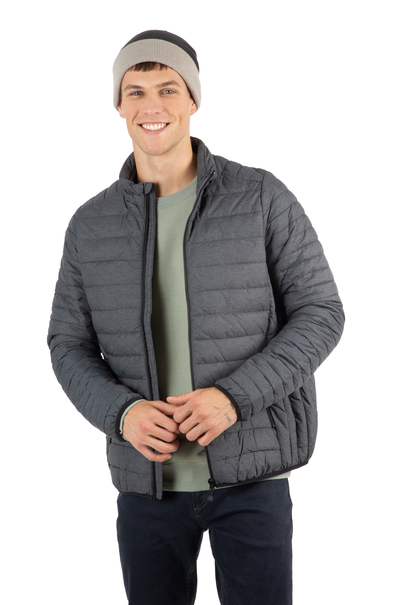 KP514 - Gorro bicolor con dobladillo