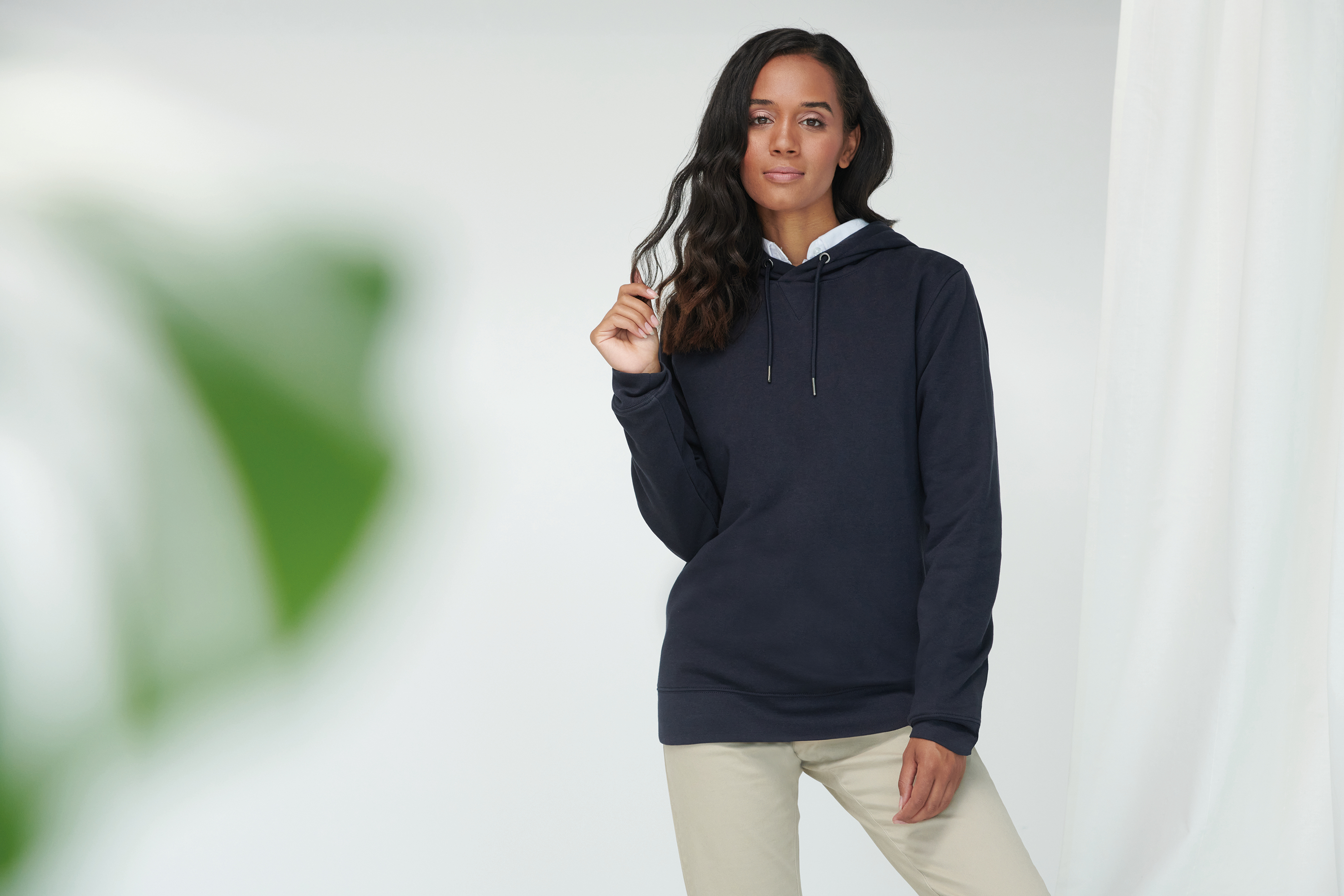 H841 - Sudadera capucha ecorresponsable unisex