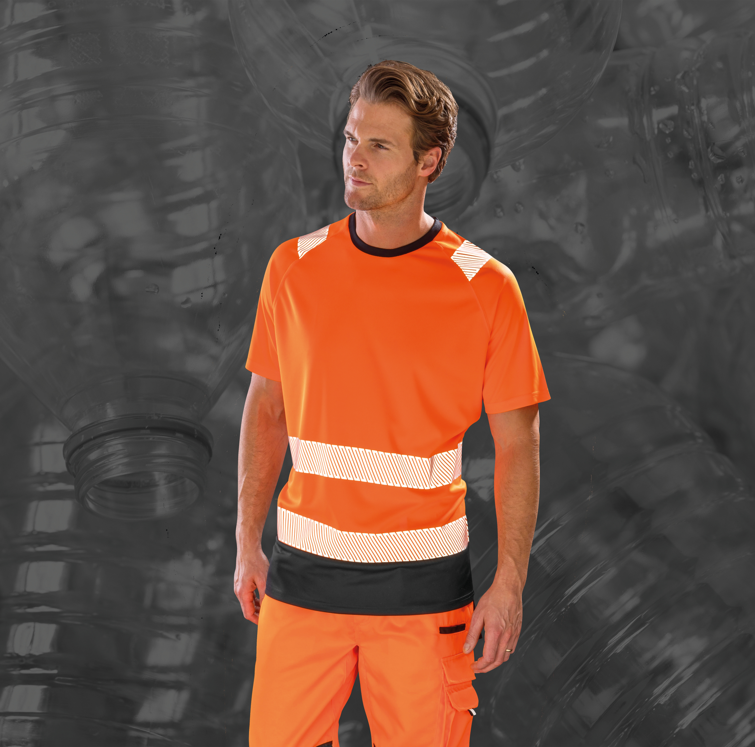 R502X - Camiseta de serguridad - Material reciclado