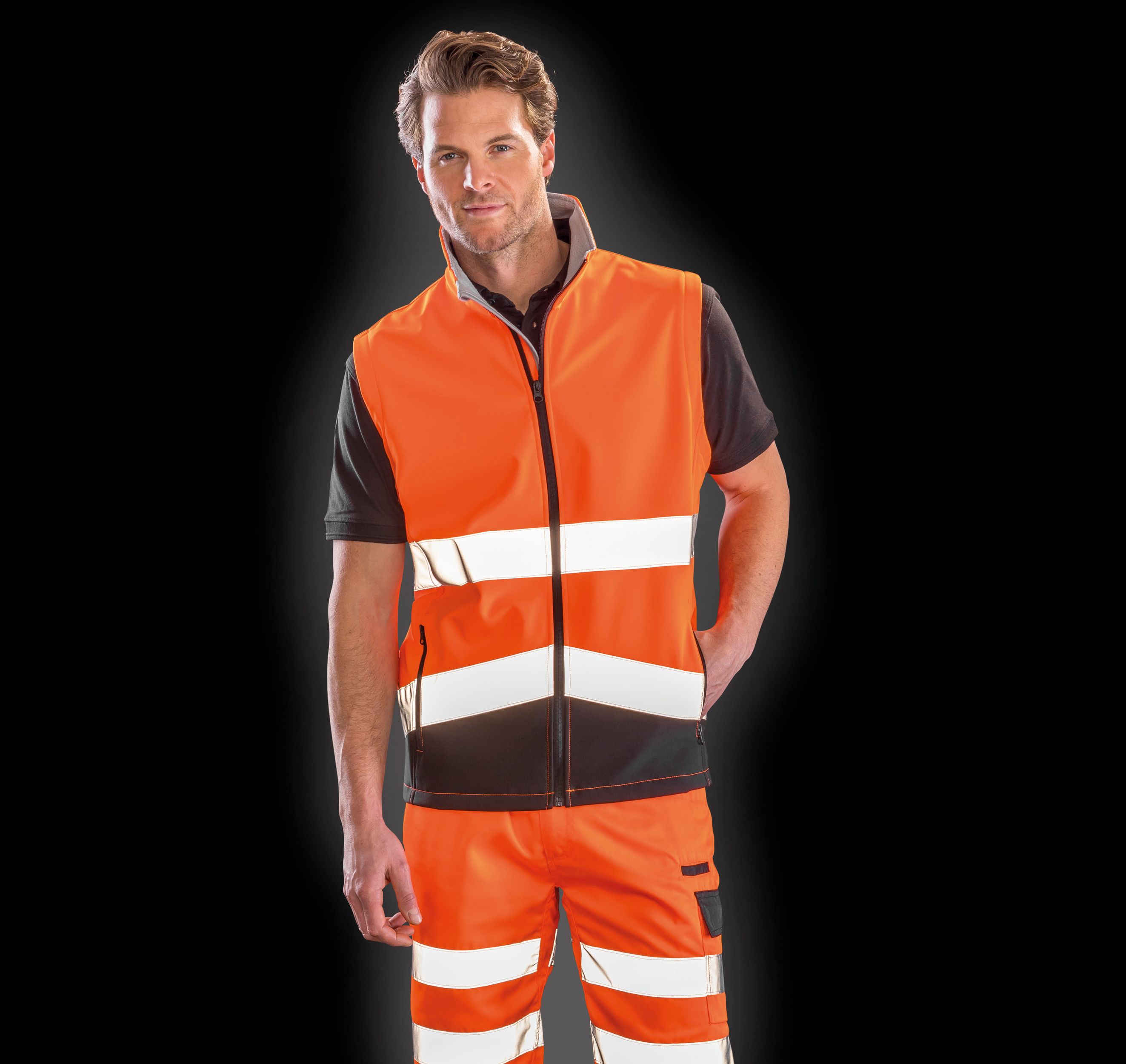 R451X - Chaleco Softshell High Viz