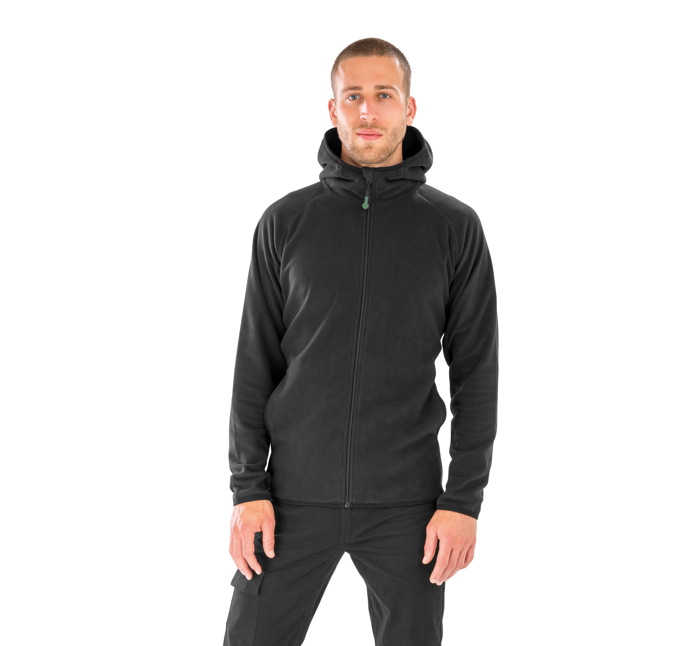 R906X - Chaqueta capucha micropolar - Material reciclado