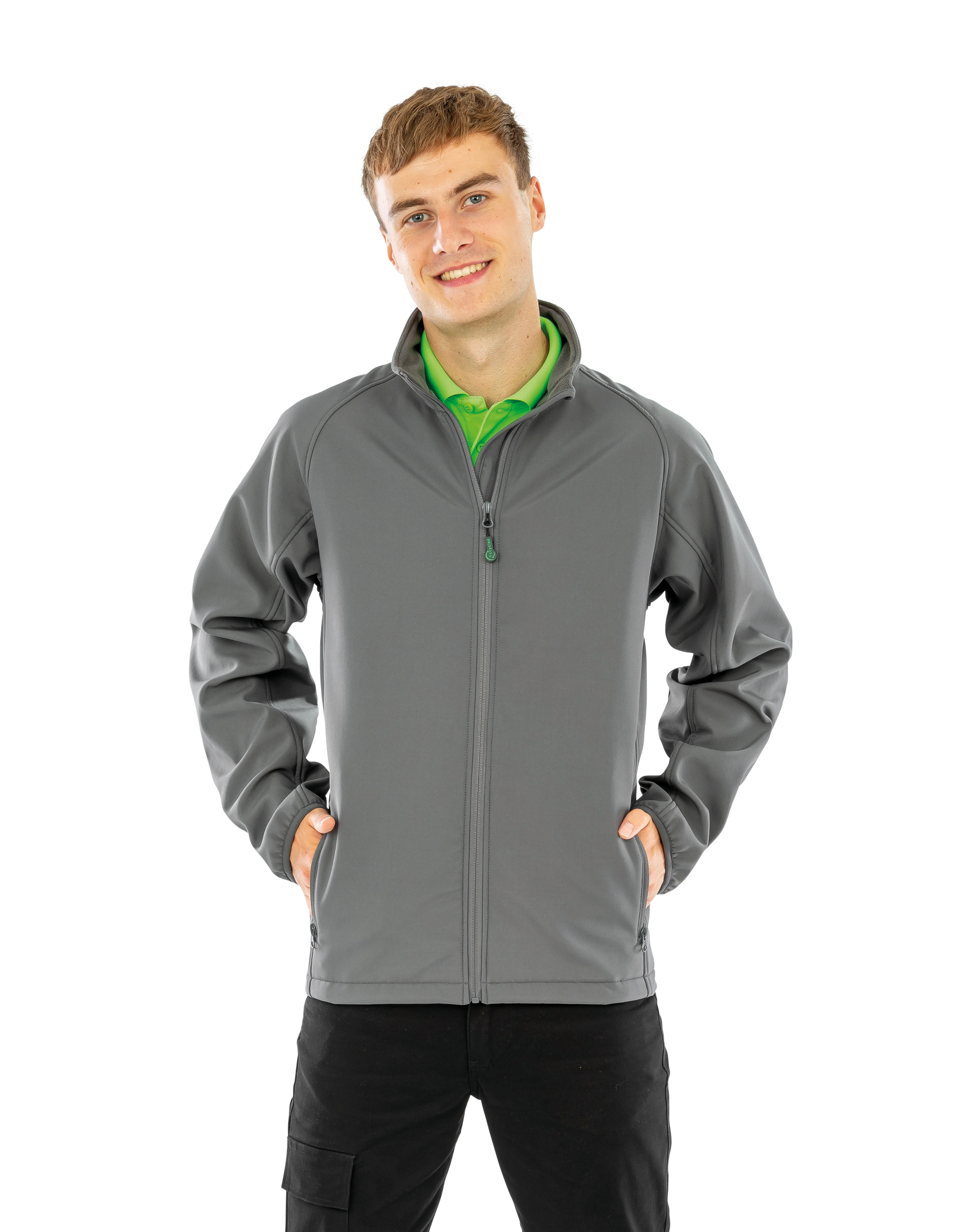R901M - Chaqueta softshell material reciclado hombre