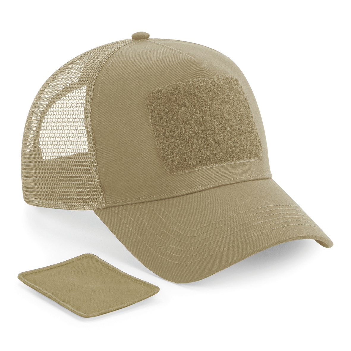 B641 - Gorra de rejilla con parche extraíble y ajustable en la parte trasera <br/>