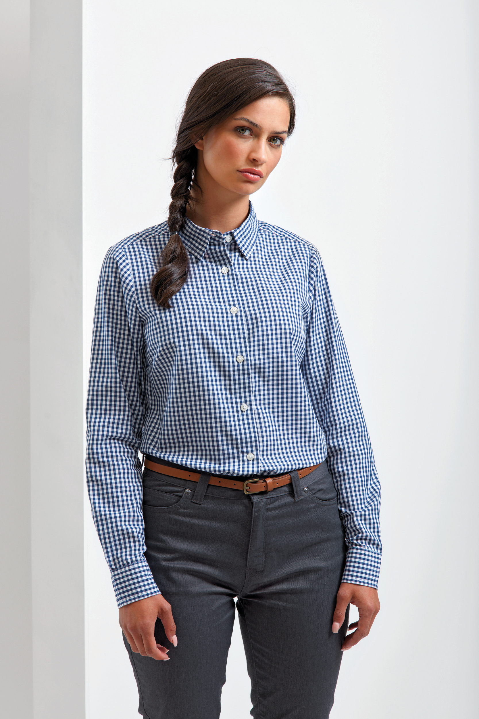 PR352 - Camisa Vichy con cuadros grandes